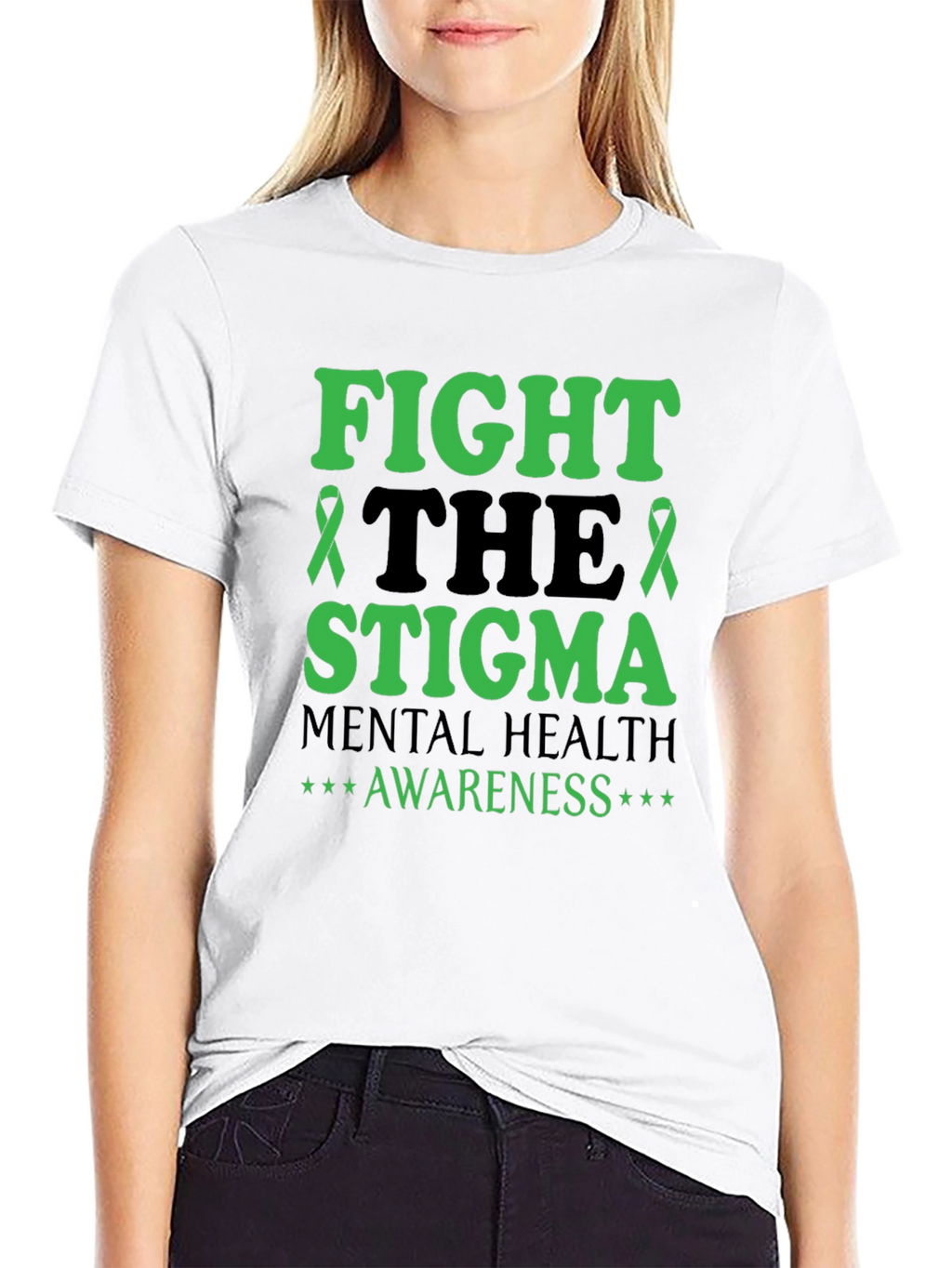 Fight The Stigma Mental Health Awareness T-Shirt