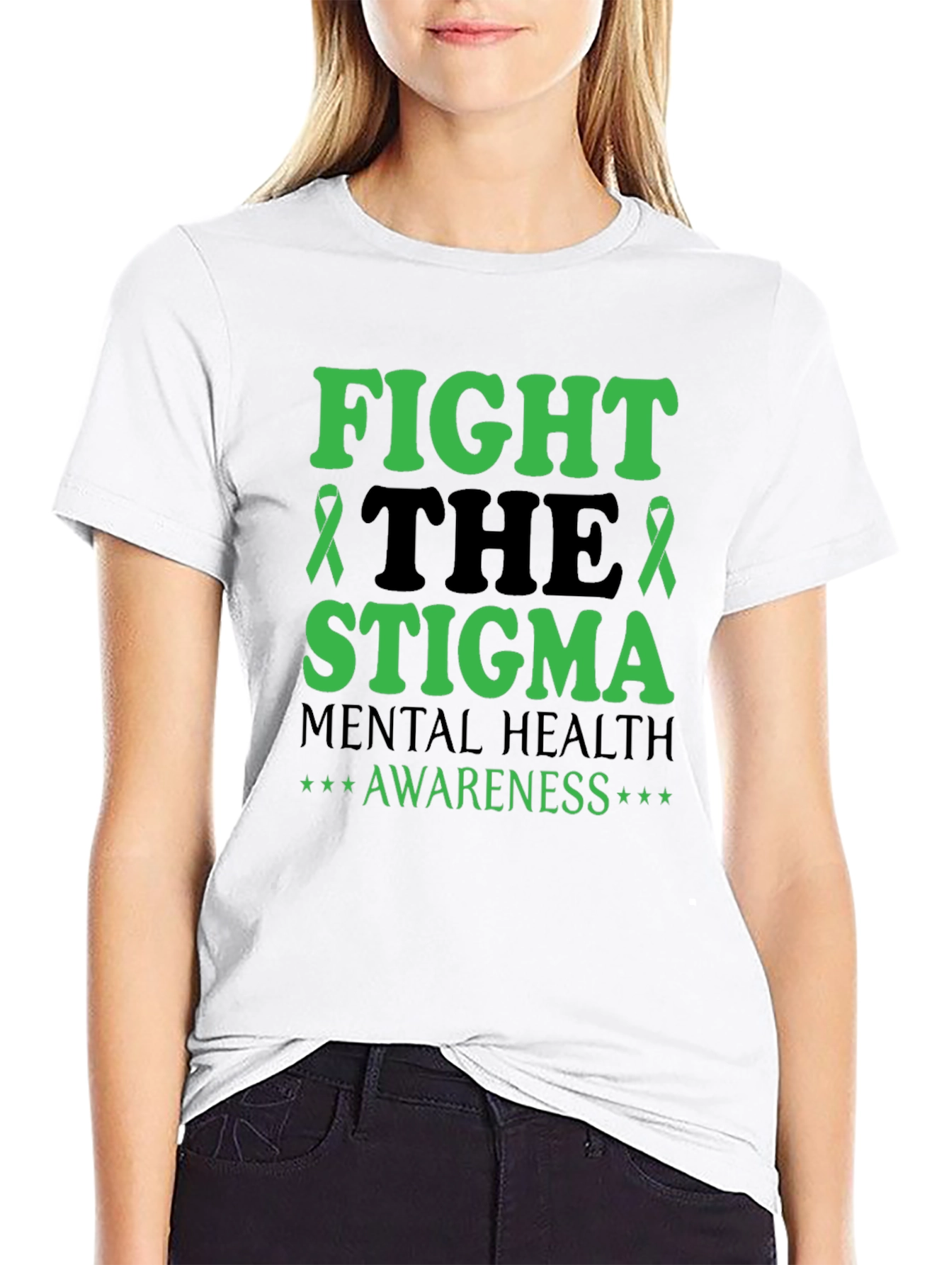 Fight The Stigma Mental Health Awareness T-Shirt