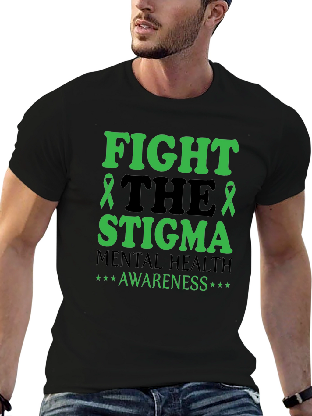 Fight The Stigma Mental Health Awareness T-Shirt