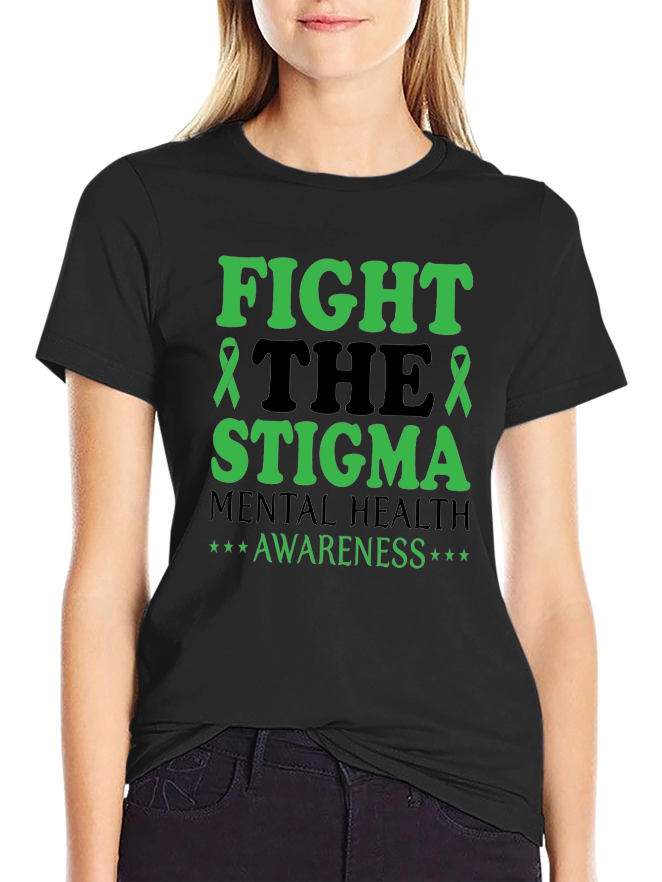 Fight The Stigma Mental Health Awareness T-Shirt