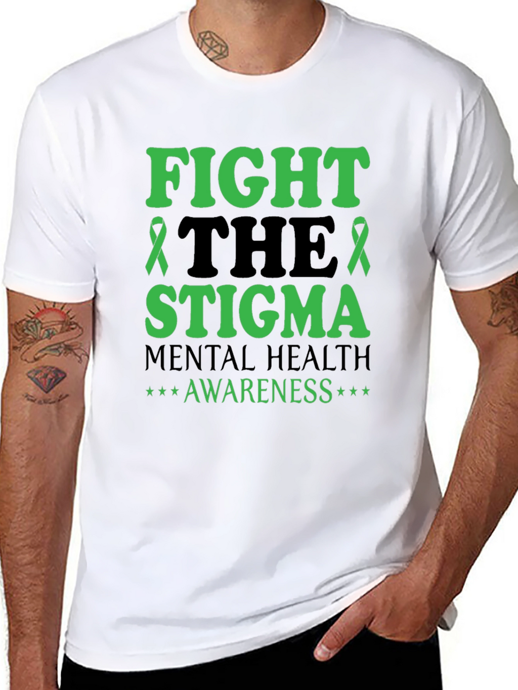 Fight The Stigma Mental Health Awareness T-Shirt
