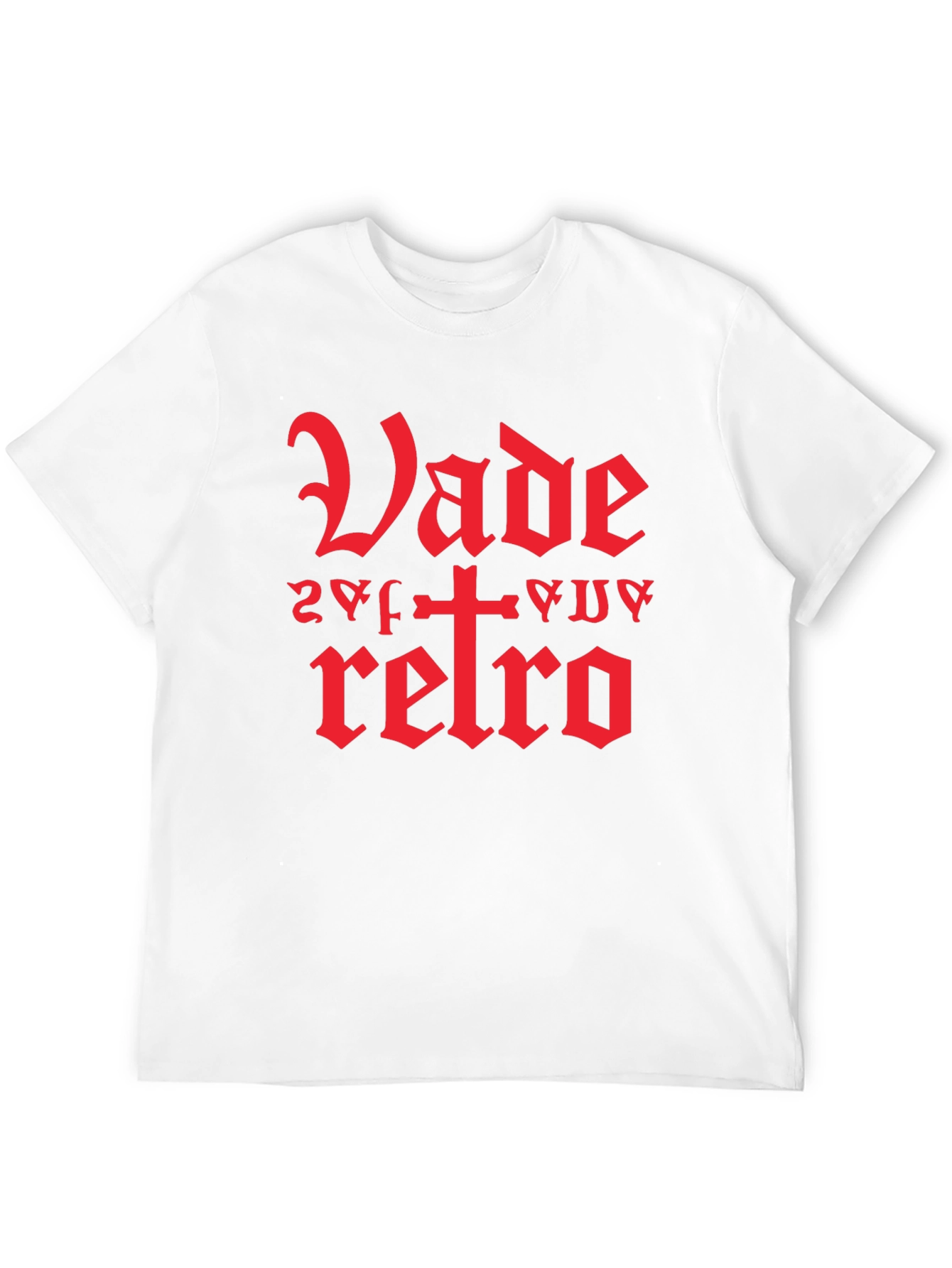 Vade Retro Graphic Tee - Stylish Gothic Design