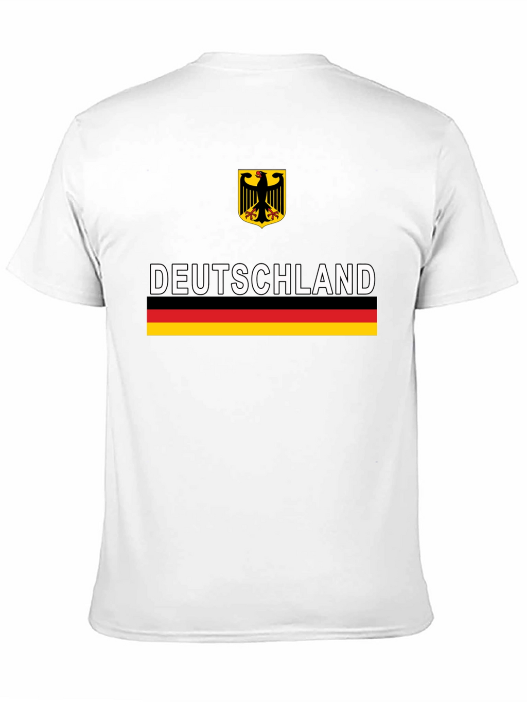 Deutschland German Flag Graphic Tee - Black
