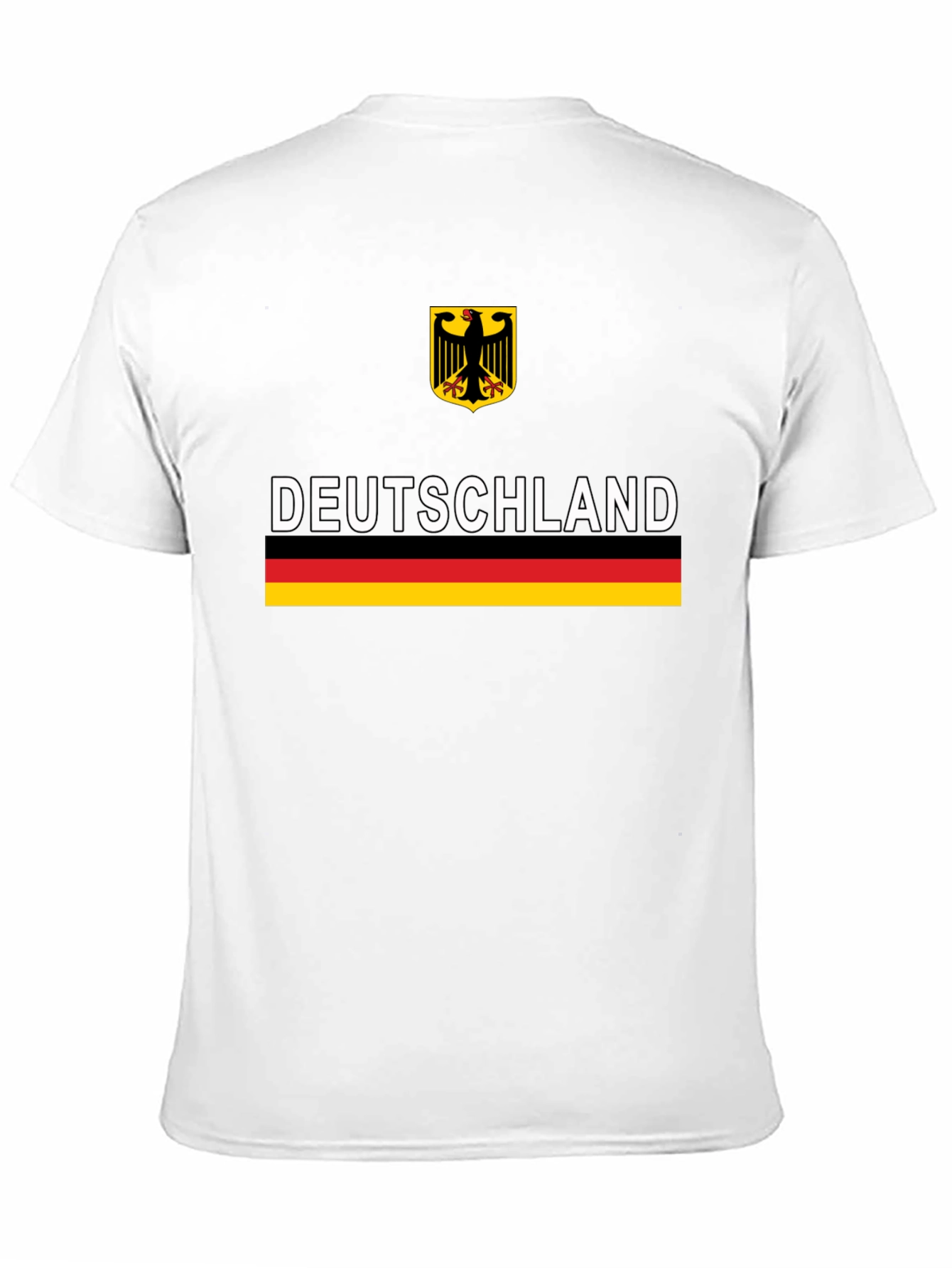 Deutschland German Flag Graphic Tee - Black