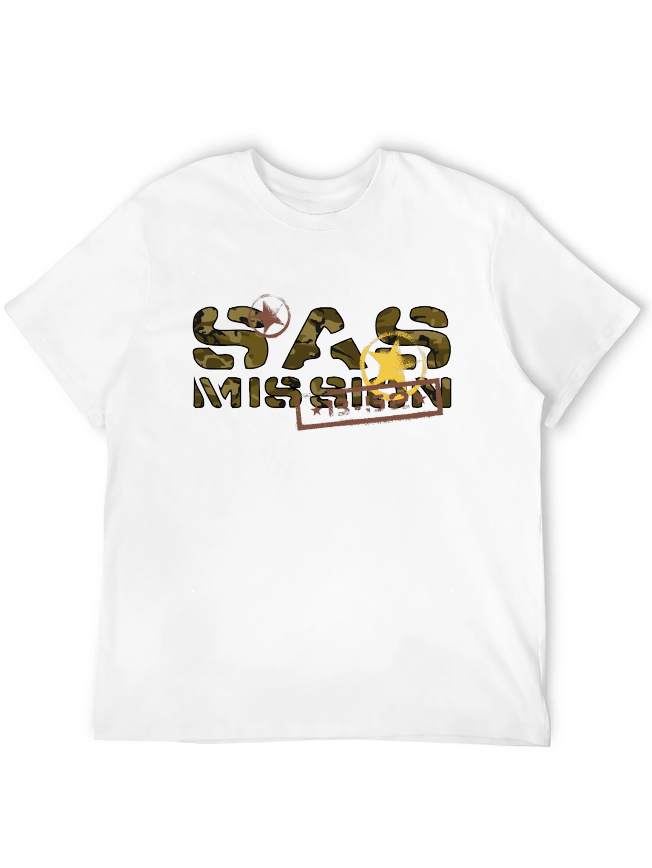 SAS Mission Camo Graphic T-Shirt - Black