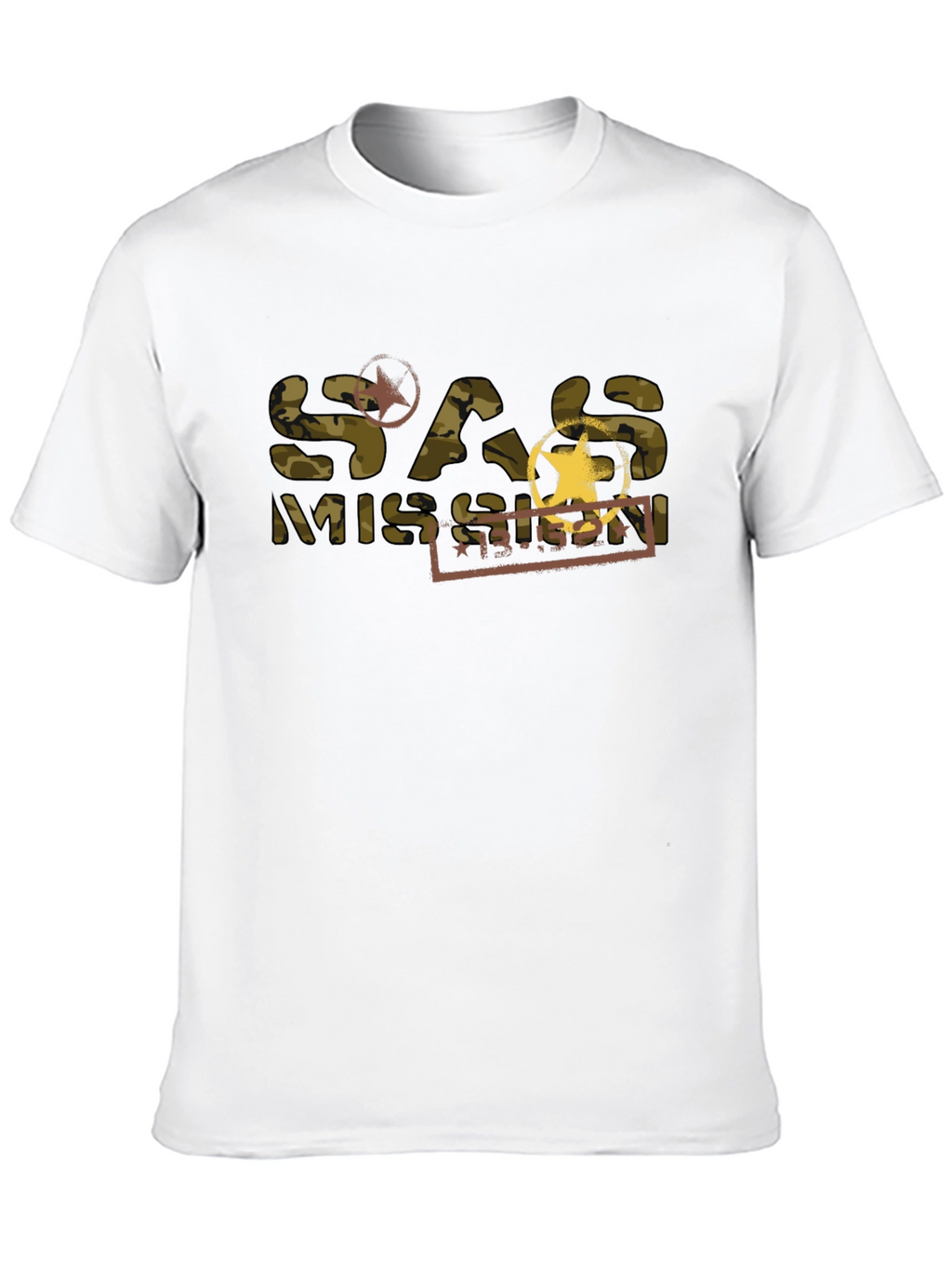 SAS Mission Camo Graphic T-Shirt - Black
