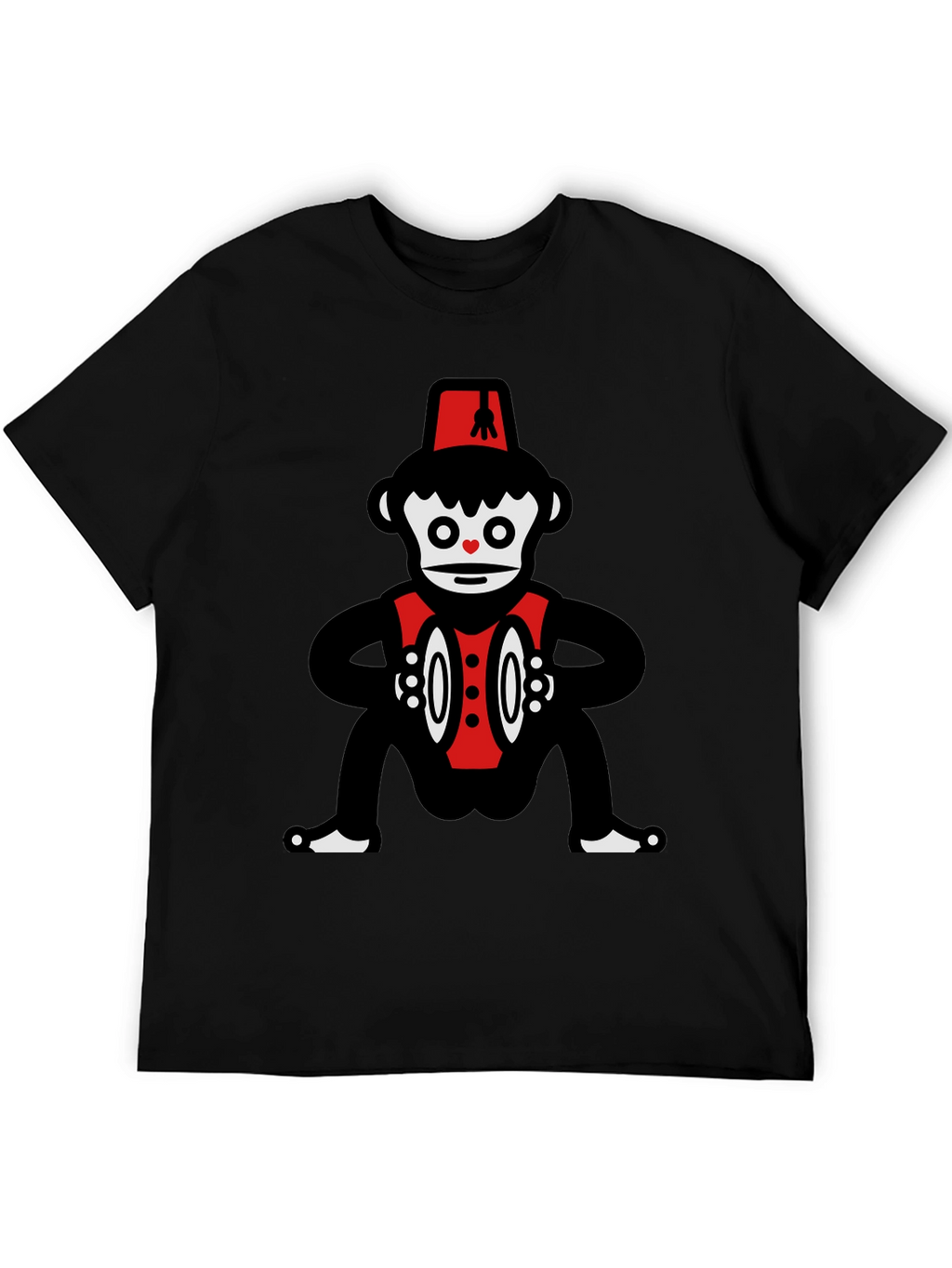 Novelty Monkey Cymbalist Graphic Tee