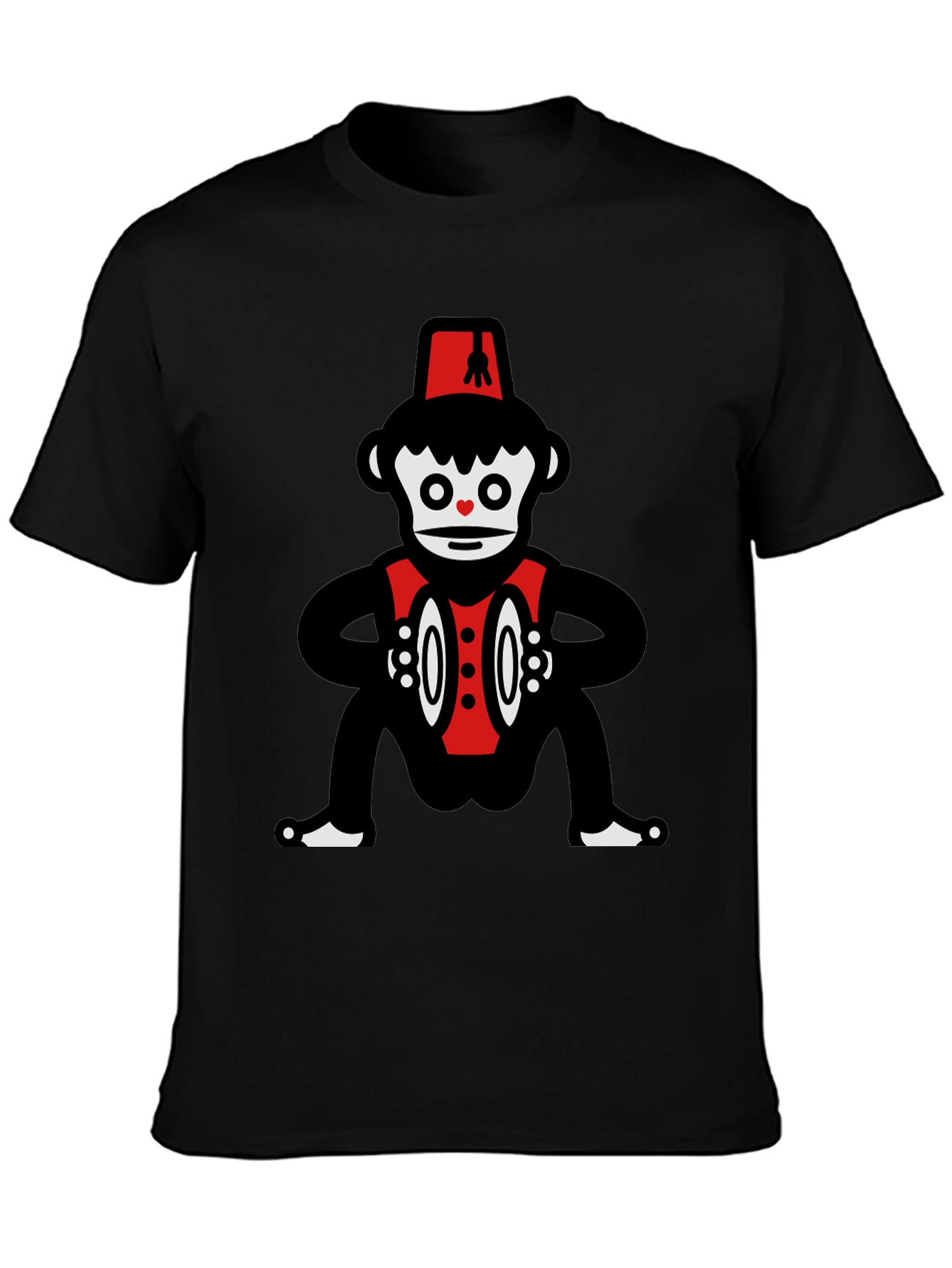 Novelty Monkey Cymbalist Graphic Tee
