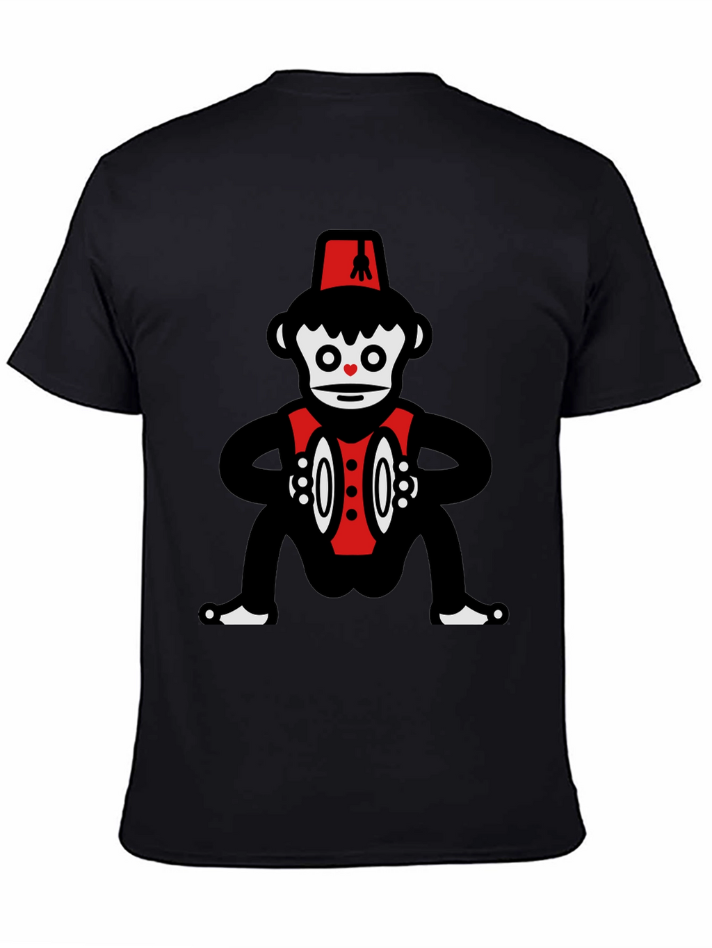 Novelty Monkey Cymbalist Graphic Tee