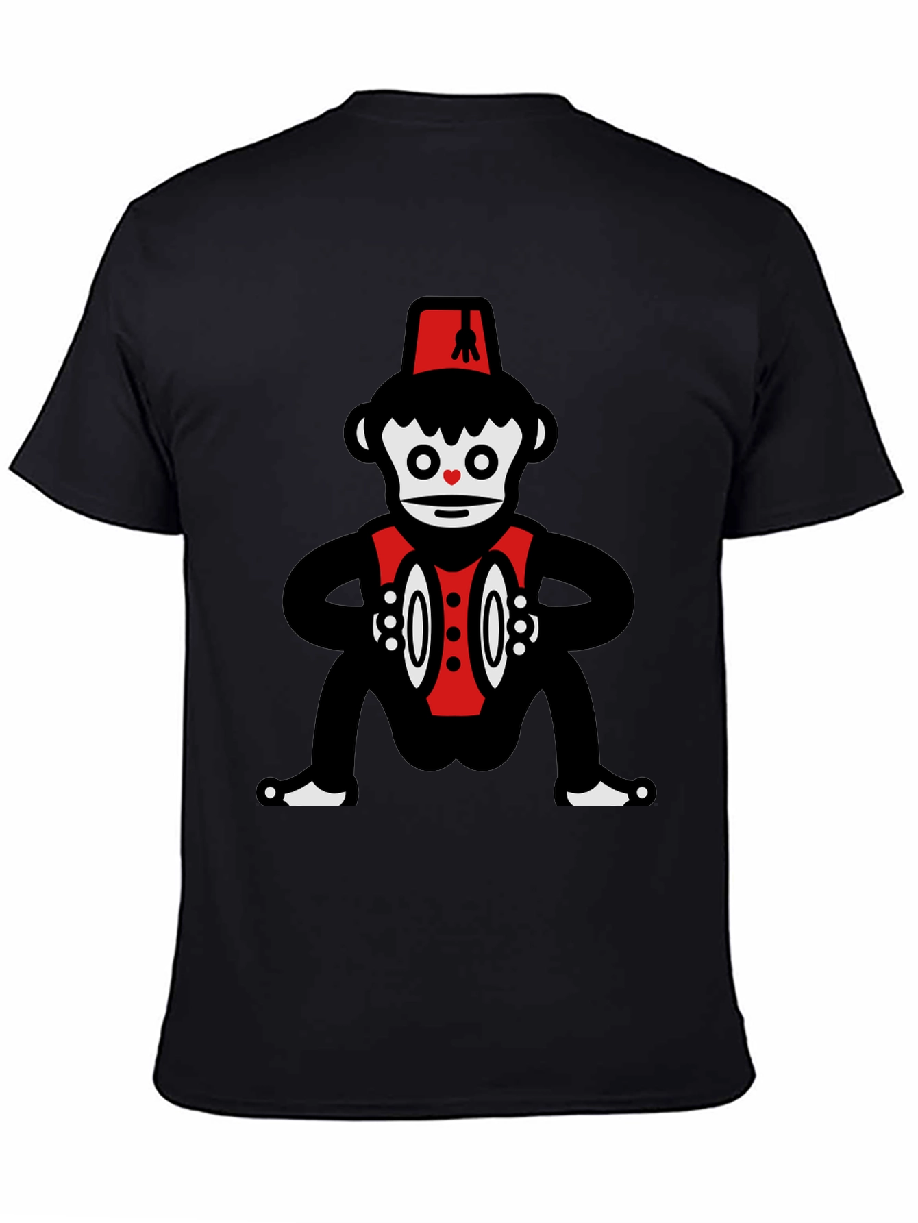 Novelty Monkey Cymbalist Graphic Tee