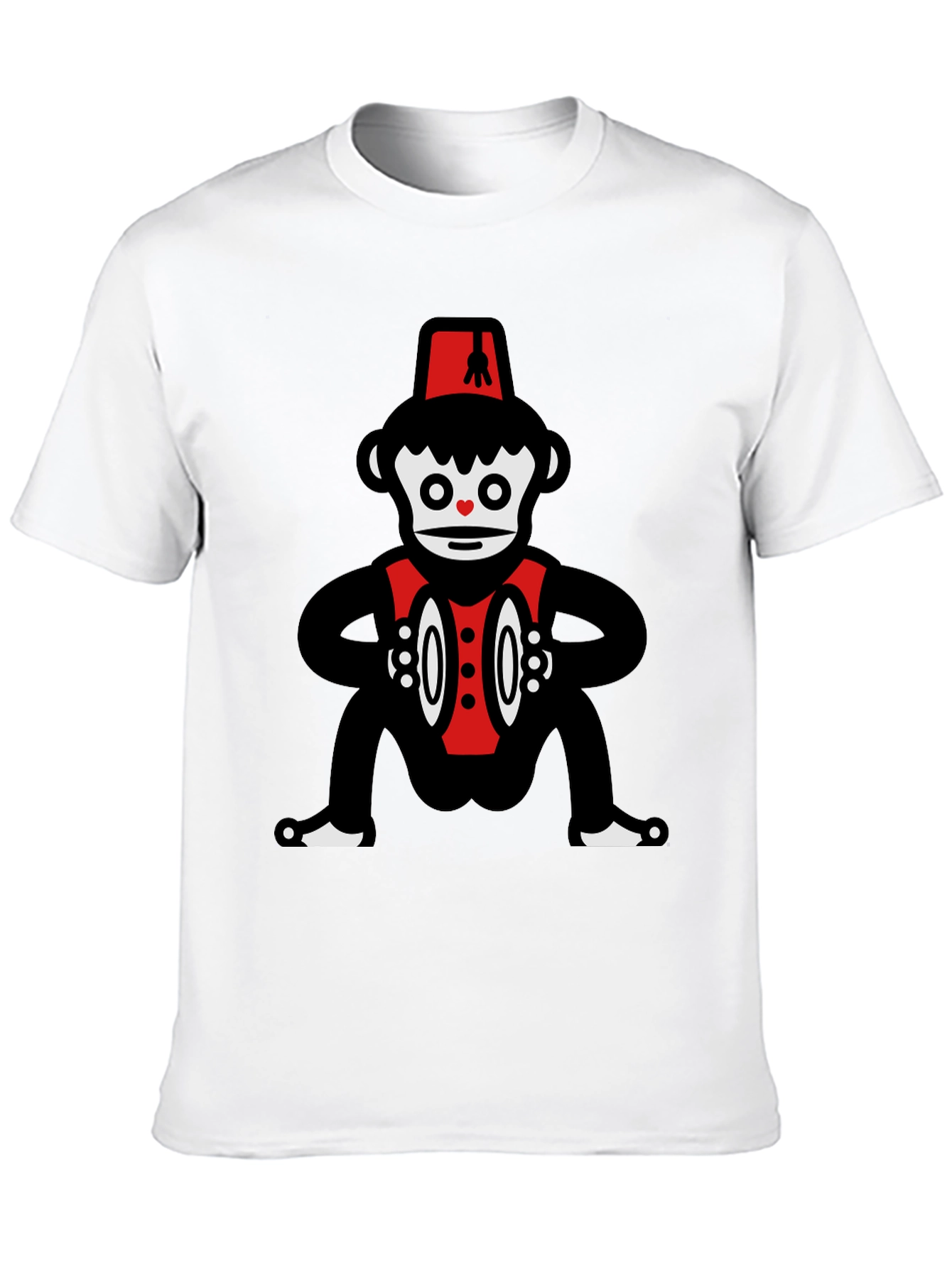Novelty Monkey Cymbalist Graphic Tee