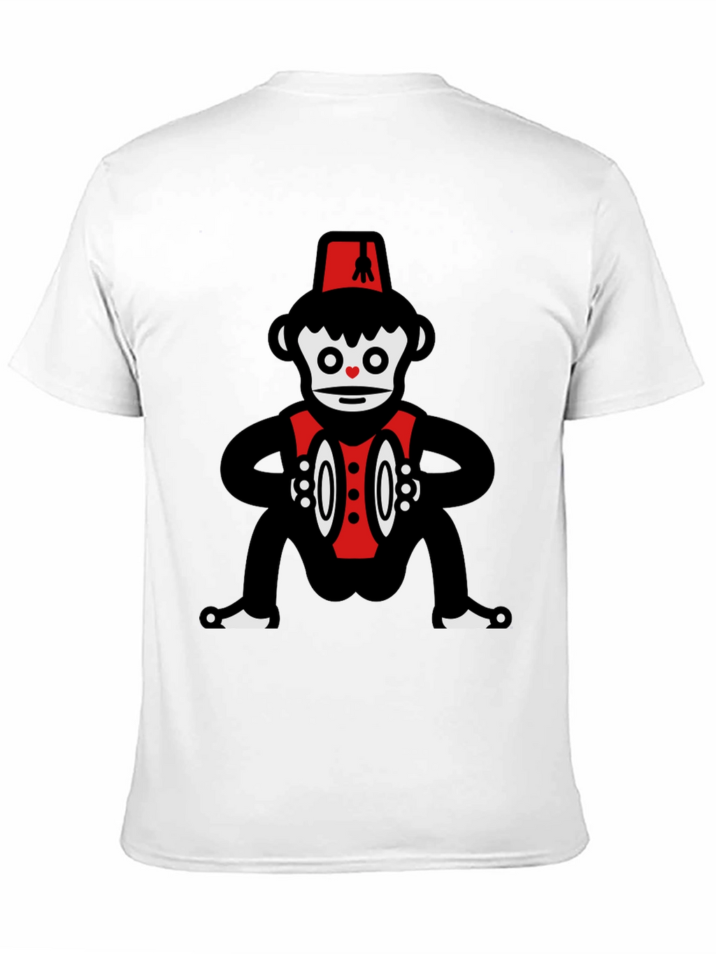 Novelty Monkey Cymbalist Graphic Tee