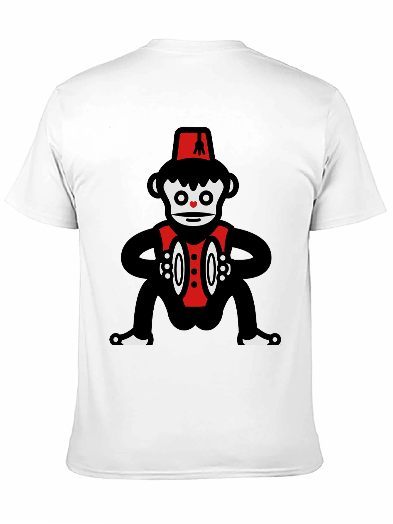Novelty Monkey Cymbalist Graphic Tee