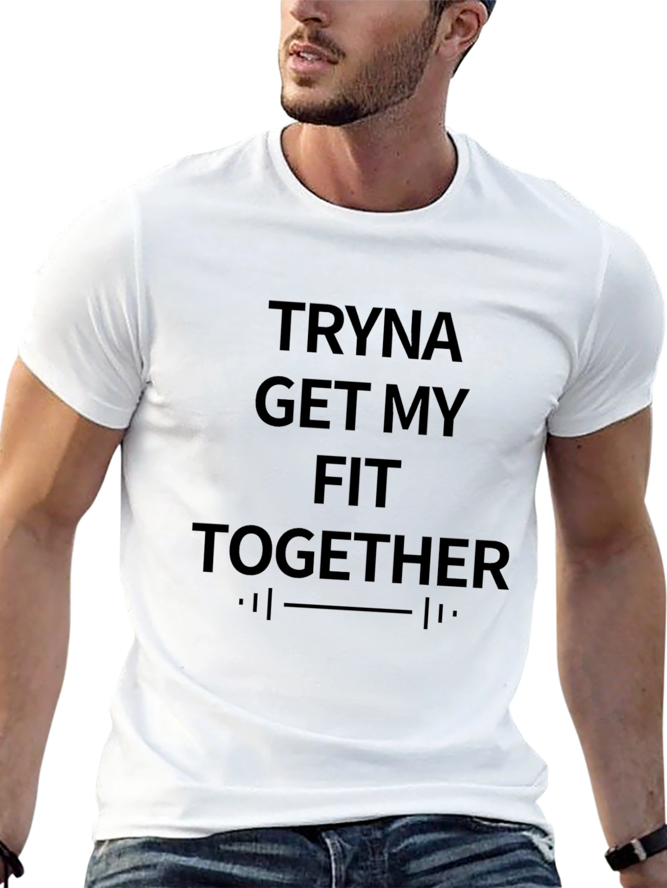 Fit Together Black T-Shirt