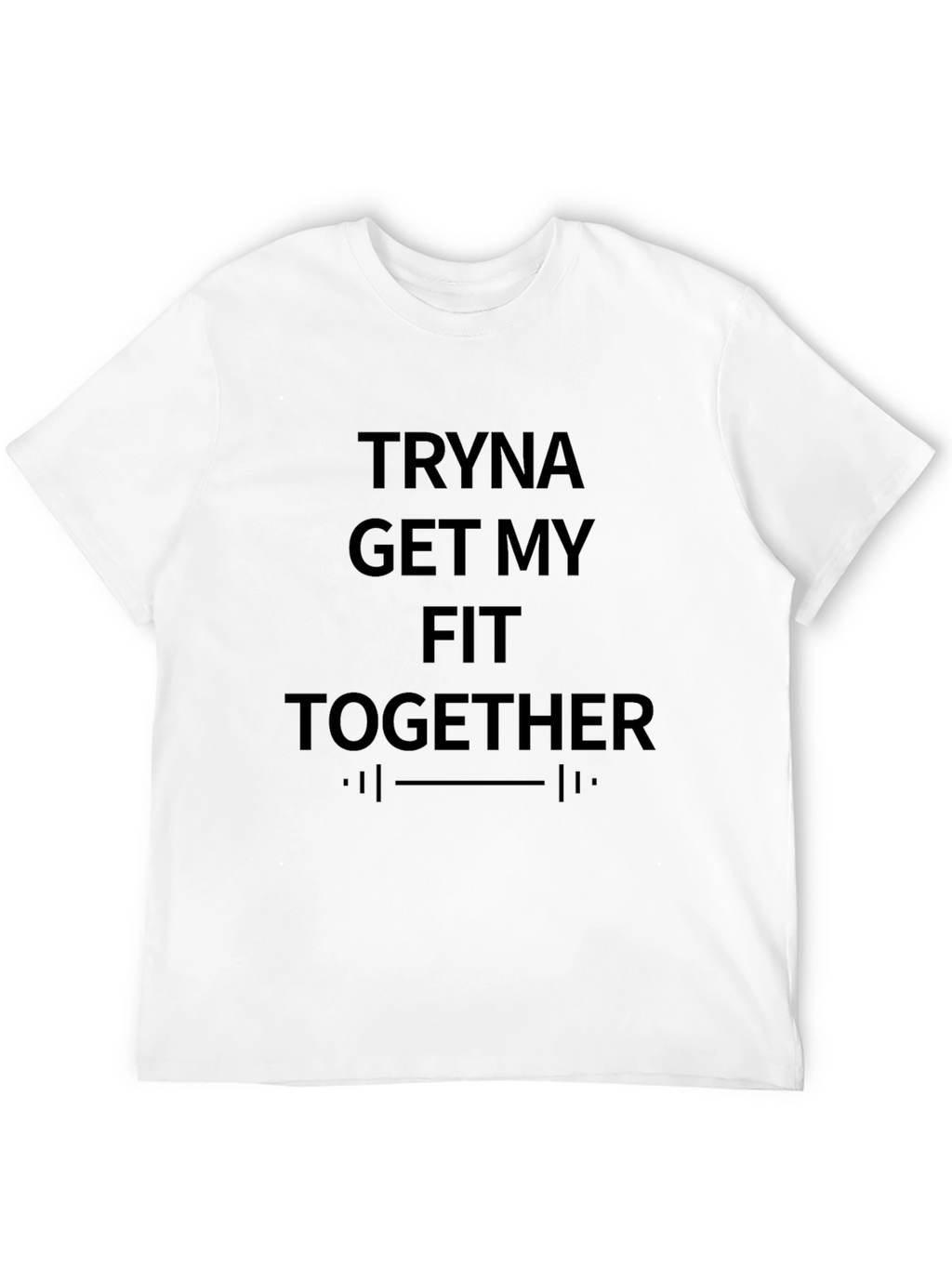 Fit Together Black T-Shirt