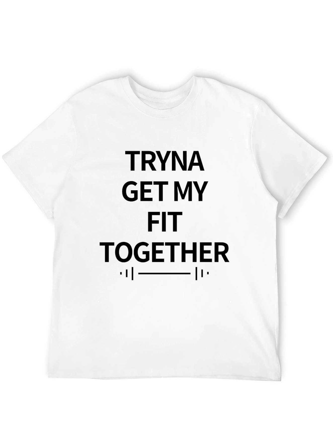 Fit Together Black T-Shirt