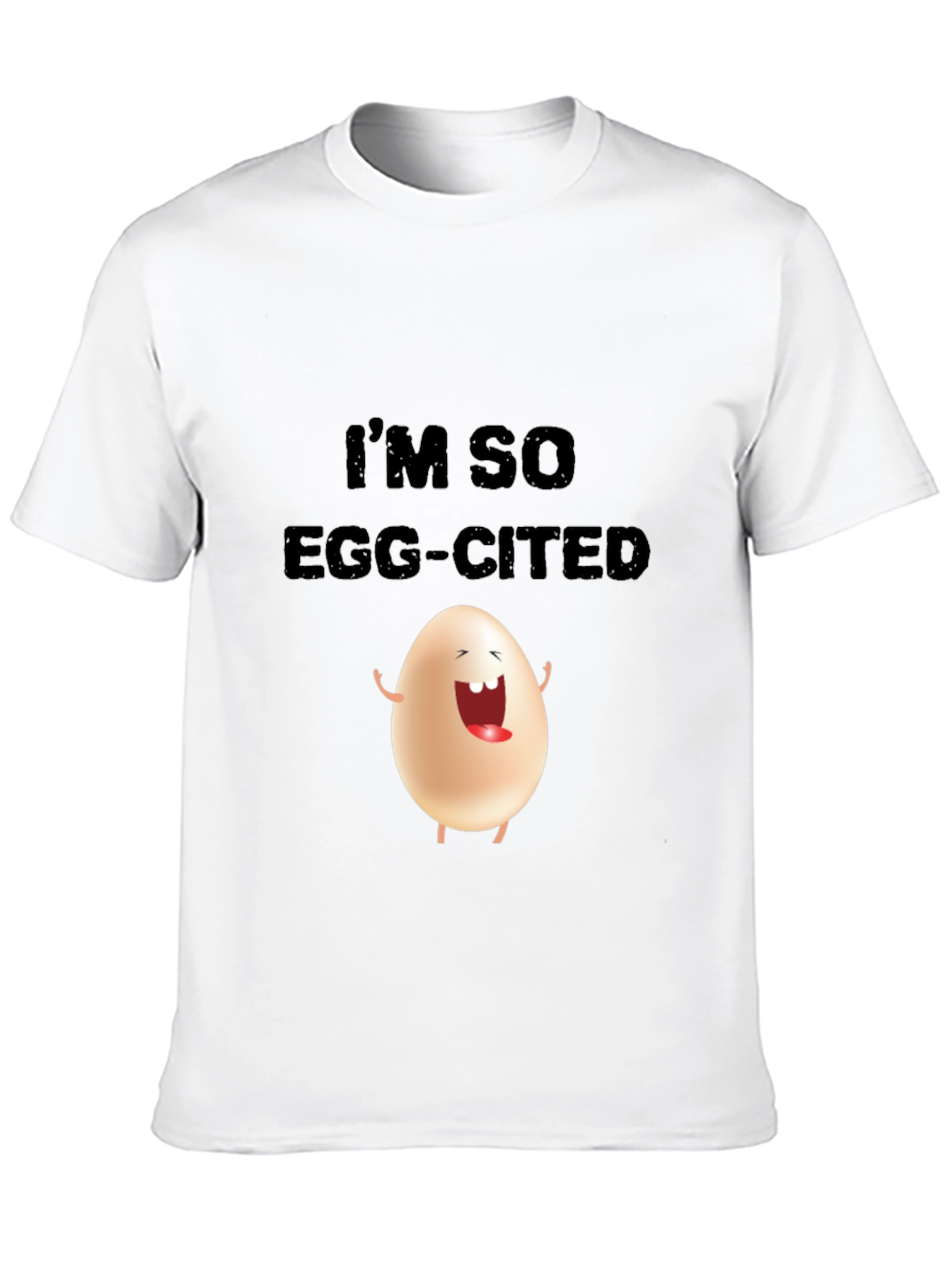 Funny Egg-Cited Graphic Tee