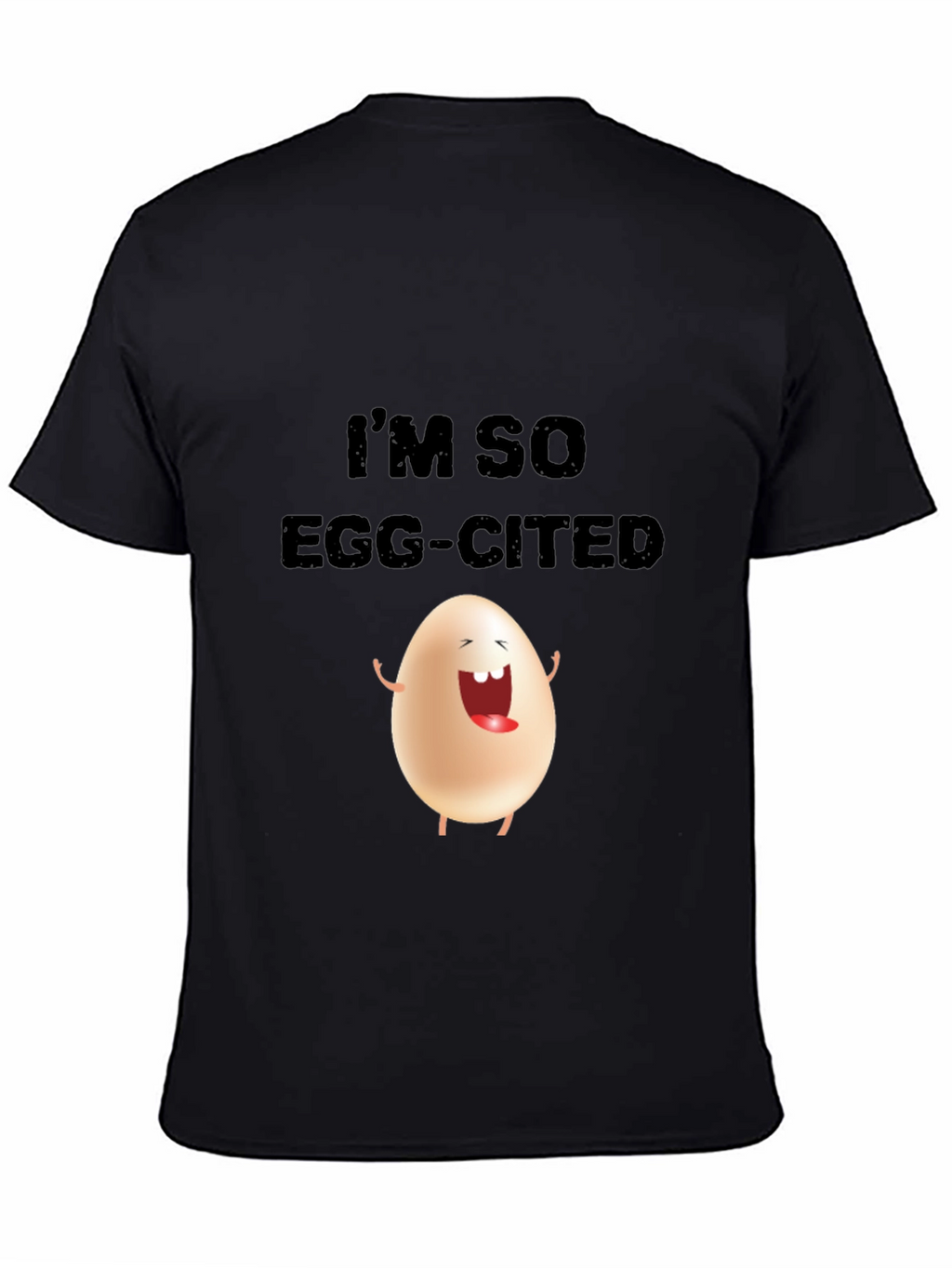Funny Egg-Cited Graphic Tee