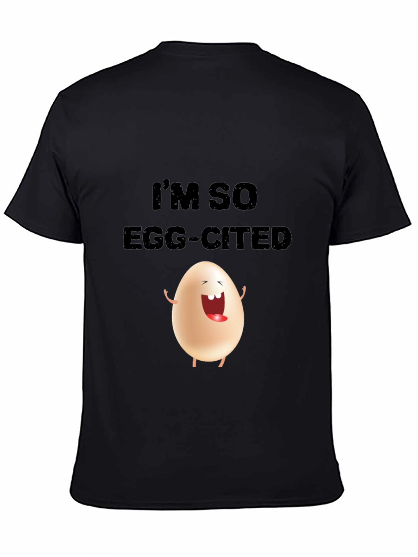 Funny Egg-Cited Graphic Tee