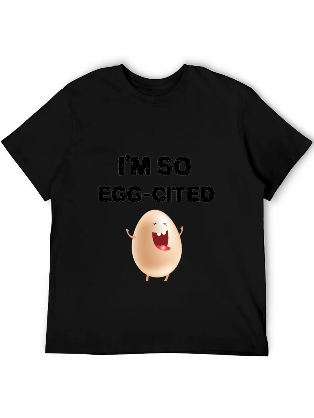 Funny Egg-Cited Graphic Tee
