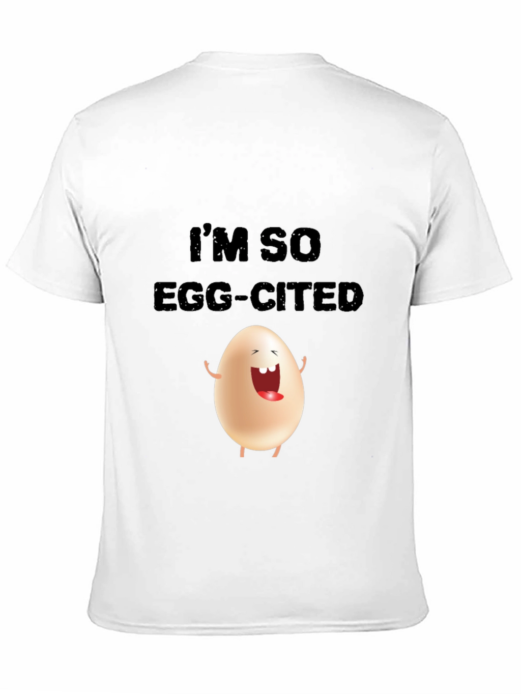 Funny Egg-Cited Graphic Tee