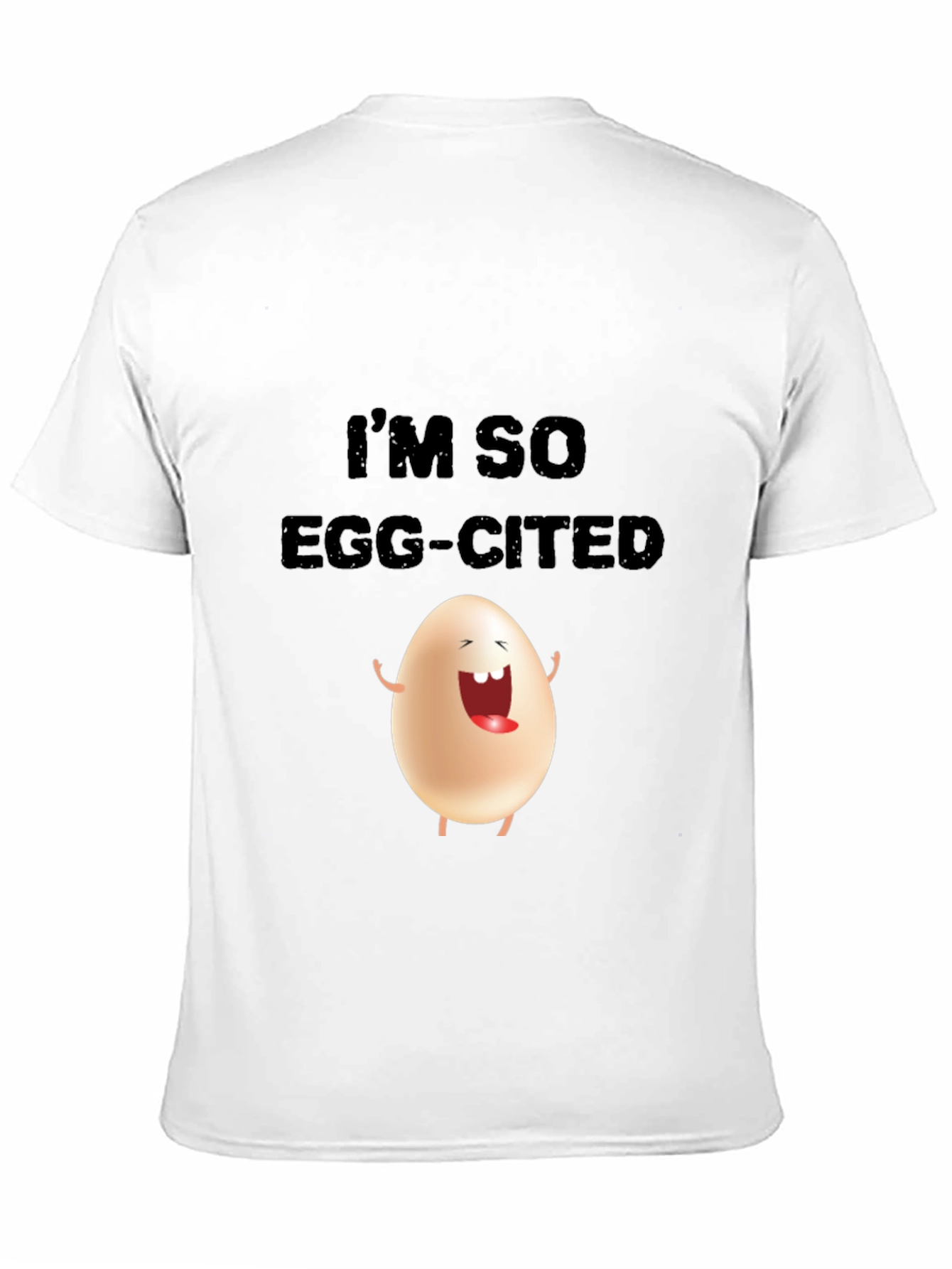 Funny Egg-Cited Graphic Tee