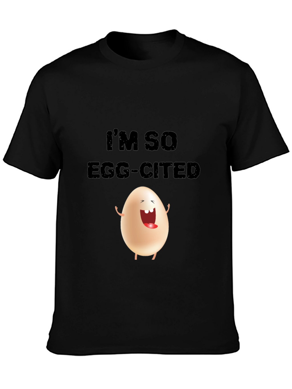 Funny Egg-Cited Graphic Tee