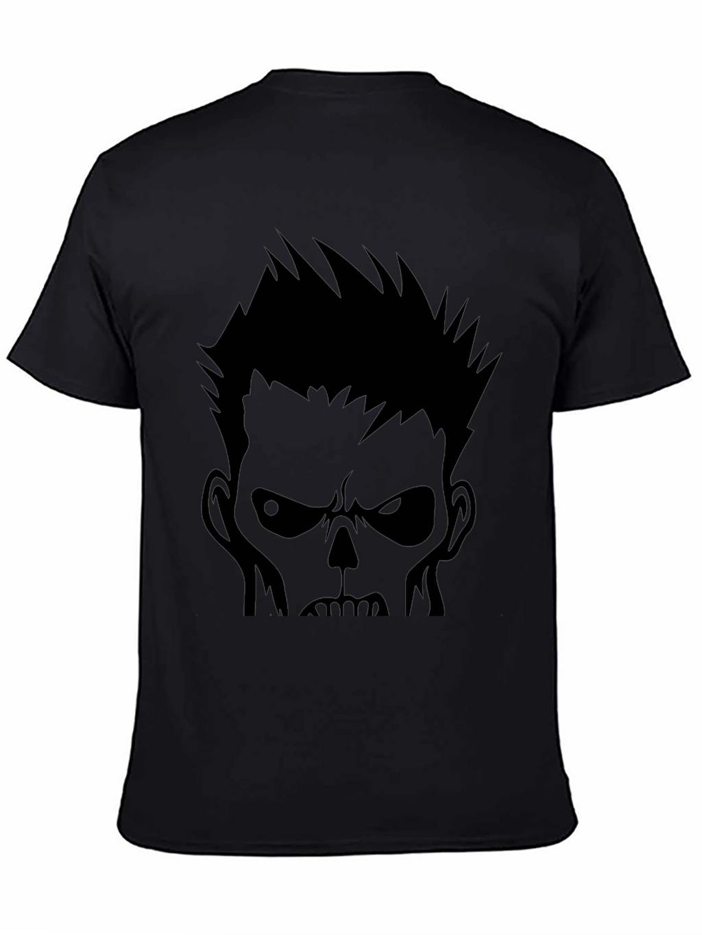 Zombie Graphic Black T-Shirt - Mens Casual Tee