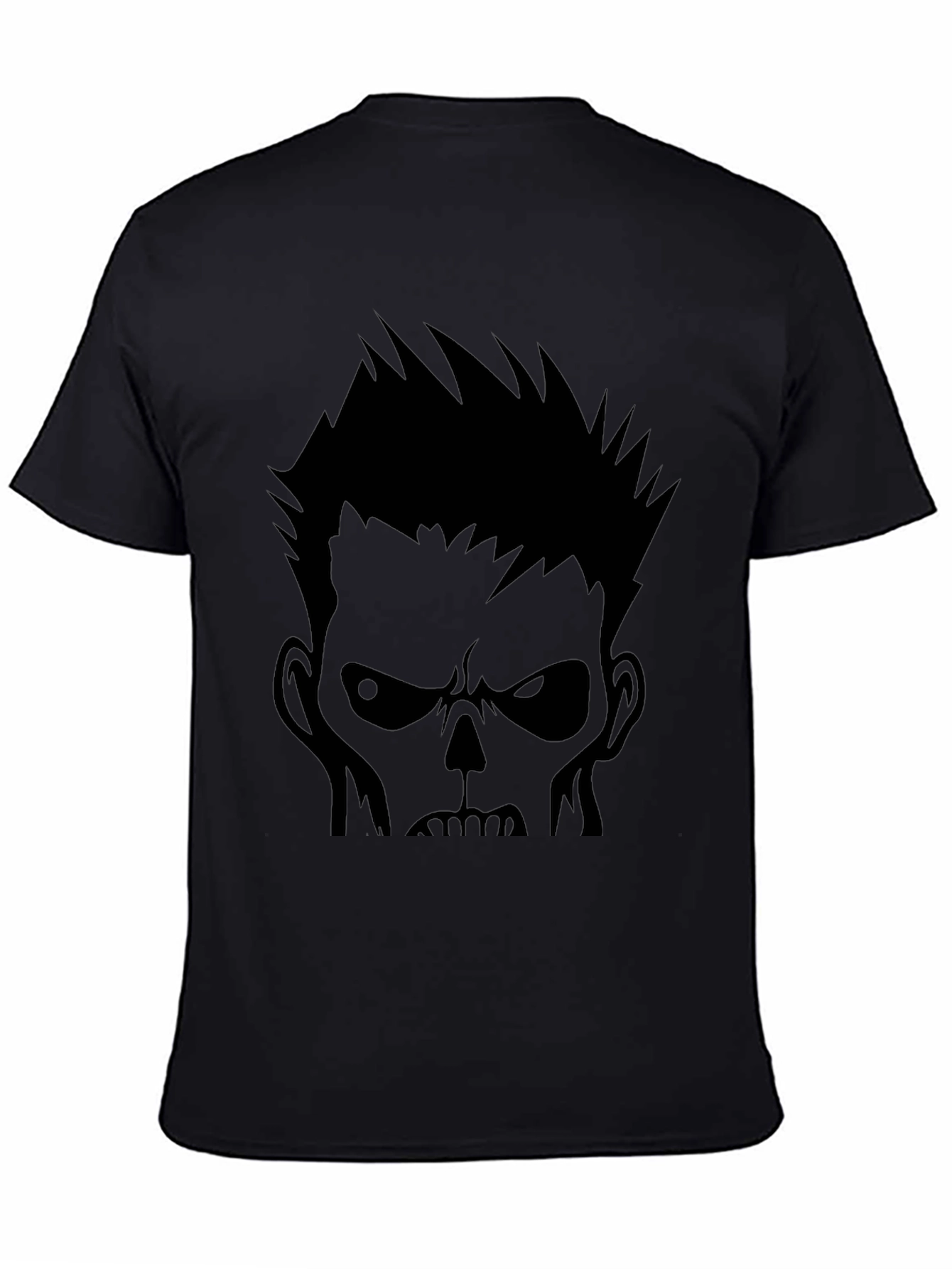 Zombie Graphic Black T-Shirt - Mens Casual Tee