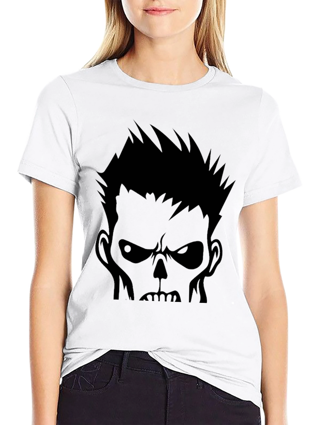 Zombie Graphic Black T-Shirt - Mens Casual Tee