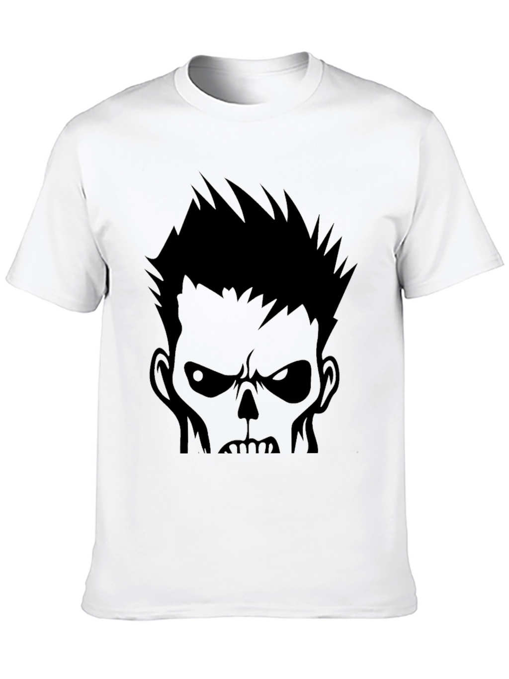 Zombie Graphic Black T-Shirt - Mens Casual Tee