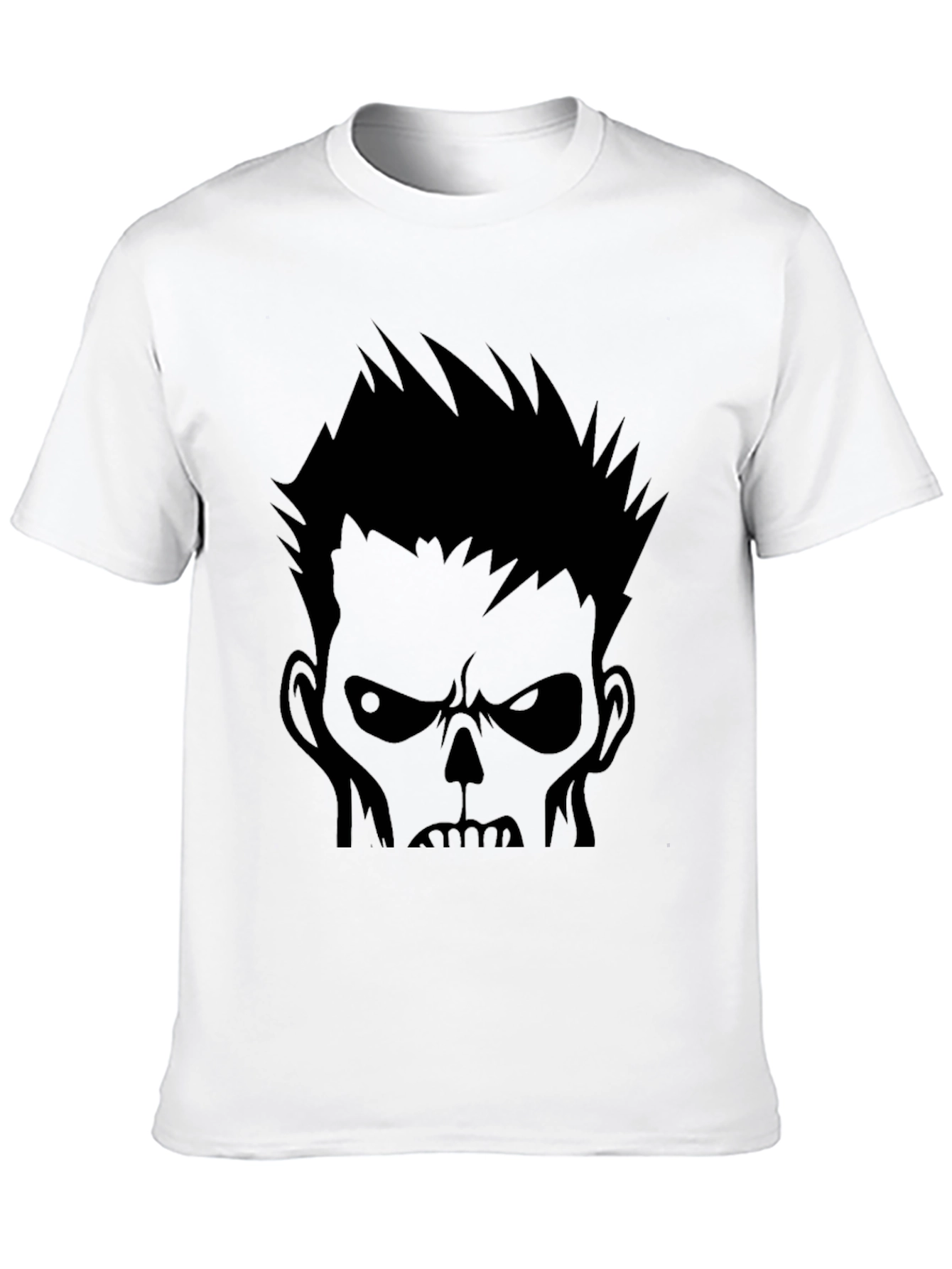 Zombie Graphic Black T-Shirt - Mens Casual Tee