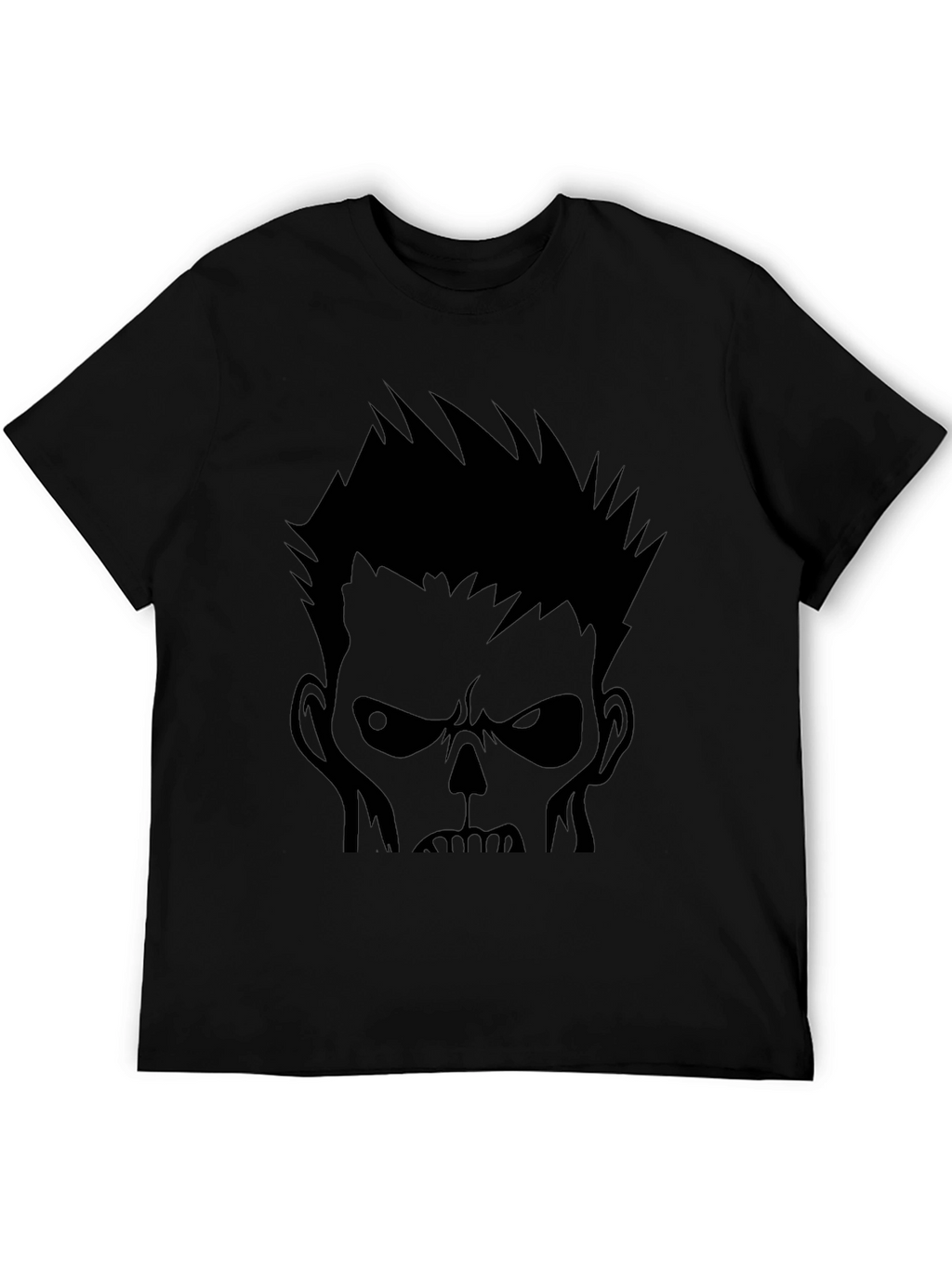 Zombie Graphic Black T-Shirt - Mens Casual Tee