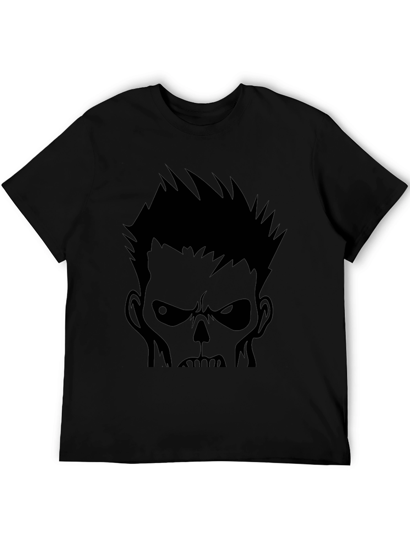 Zombie Graphic Black T-Shirt - Mens Casual Tee