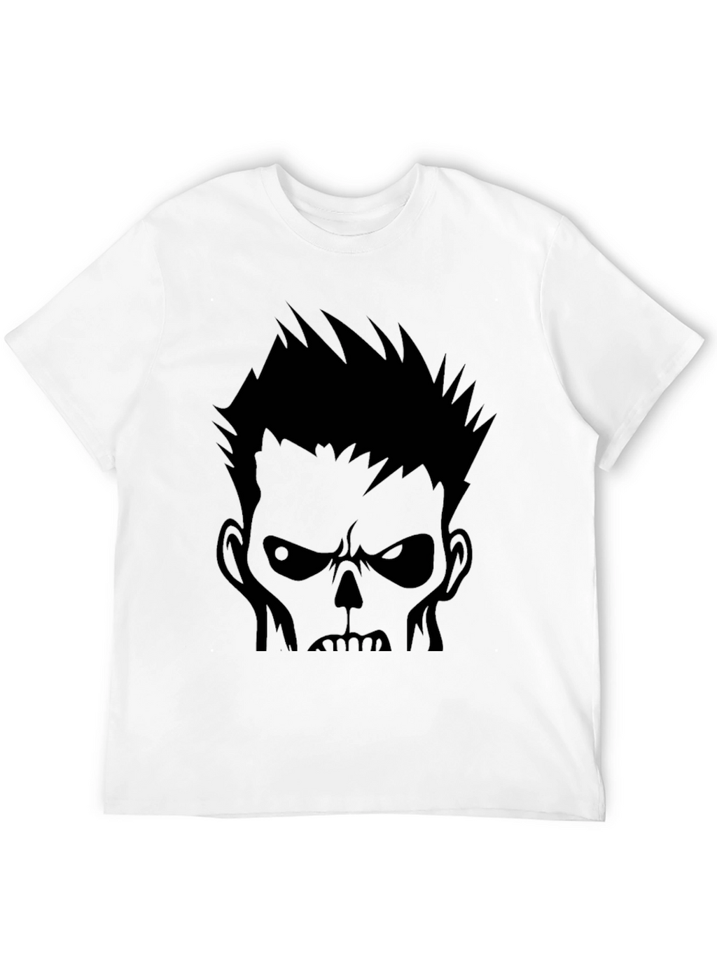 Zombie Graphic Black T-Shirt - Mens Casual Tee