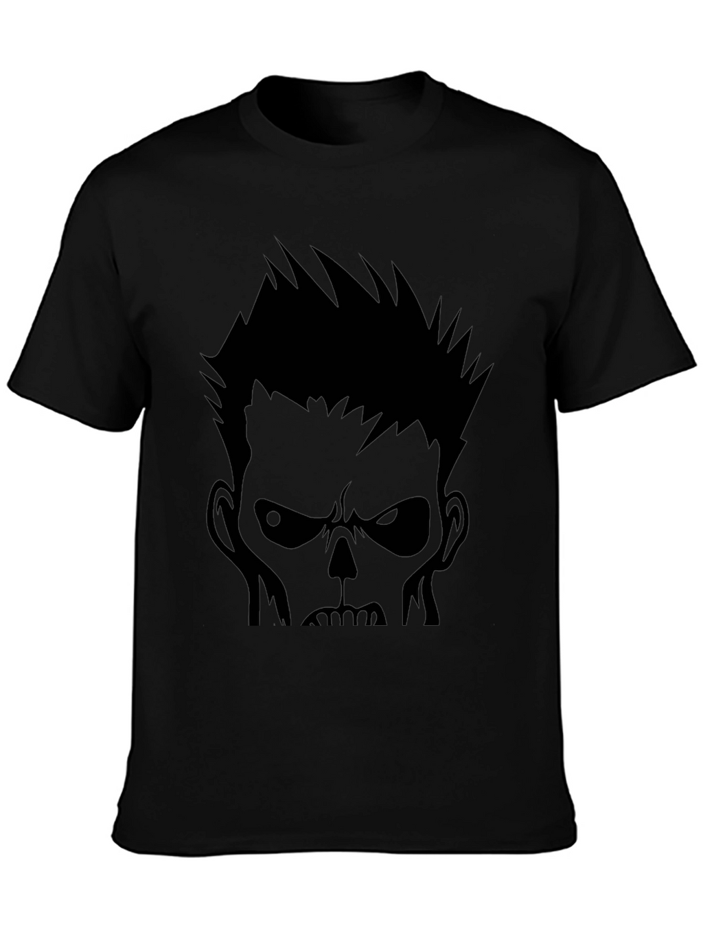 Zombie Graphic Black T-Shirt - Mens Casual Tee
