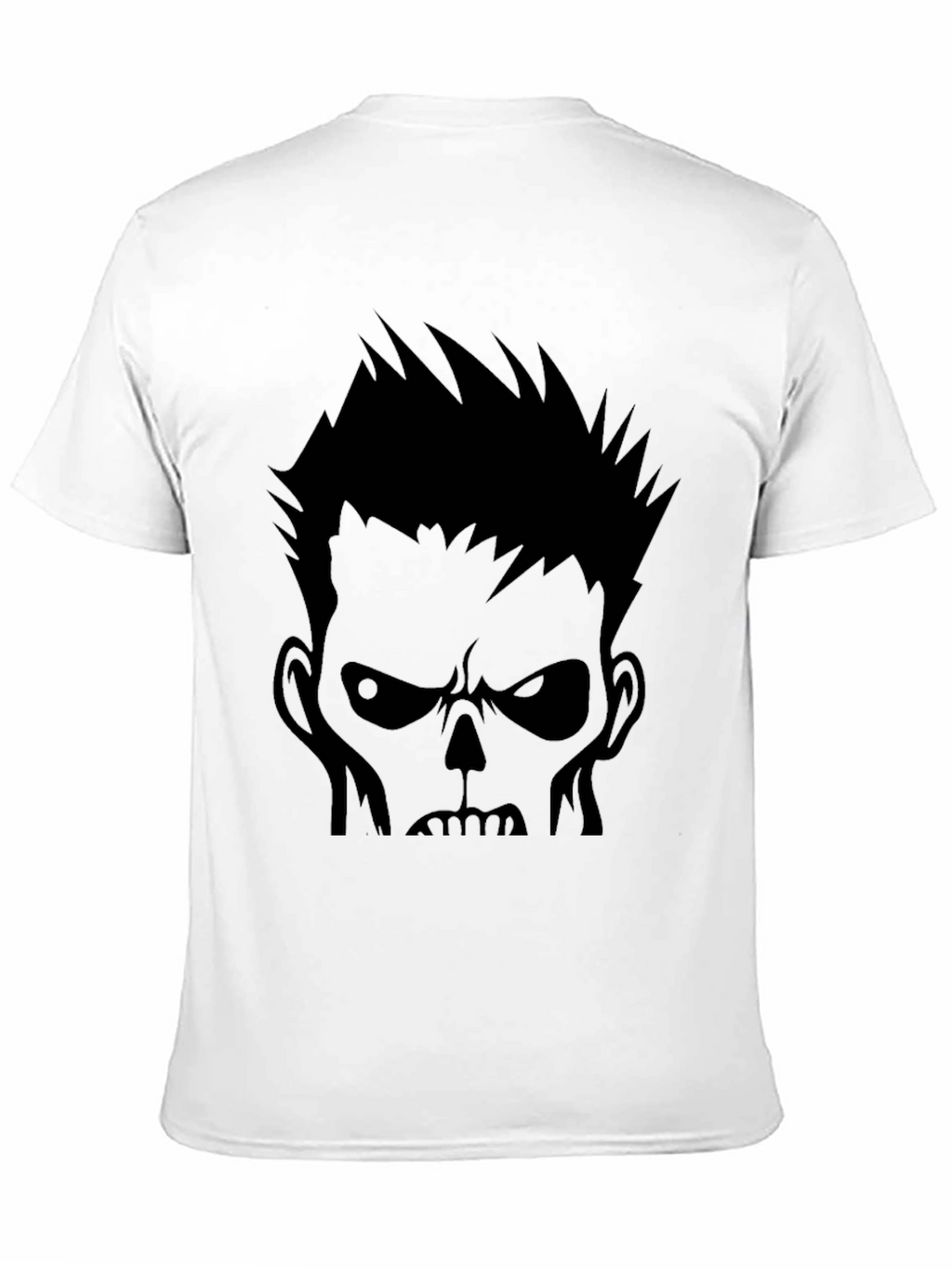 Zombie Graphic Black T-Shirt - Mens Casual Tee