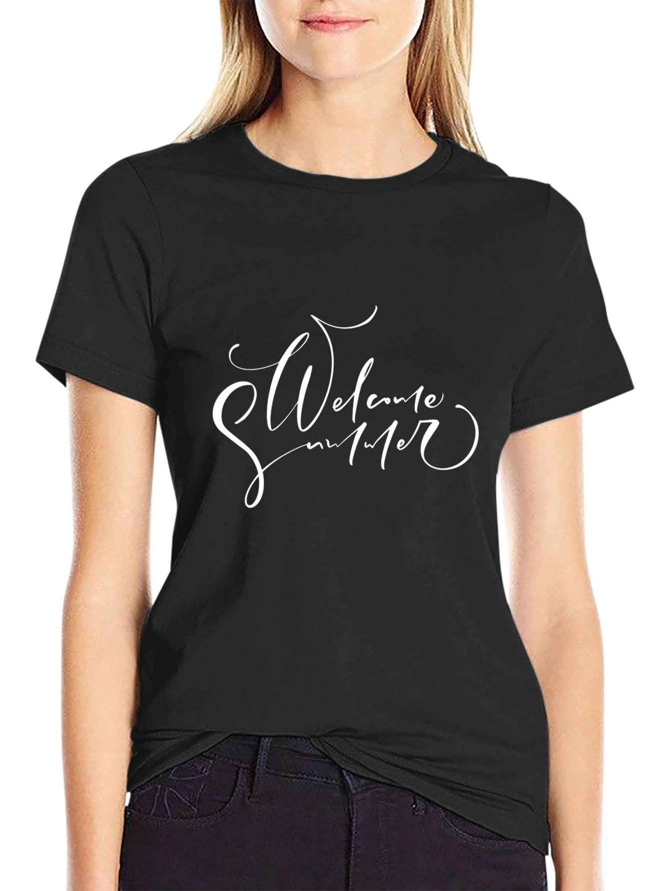 Welcome Summer Black T-Shirt