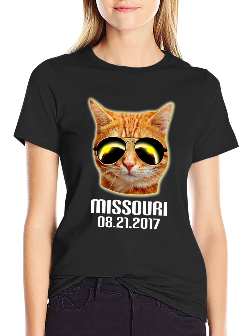 Cool Cat Eclipse Missouri 2017 T-Shirt