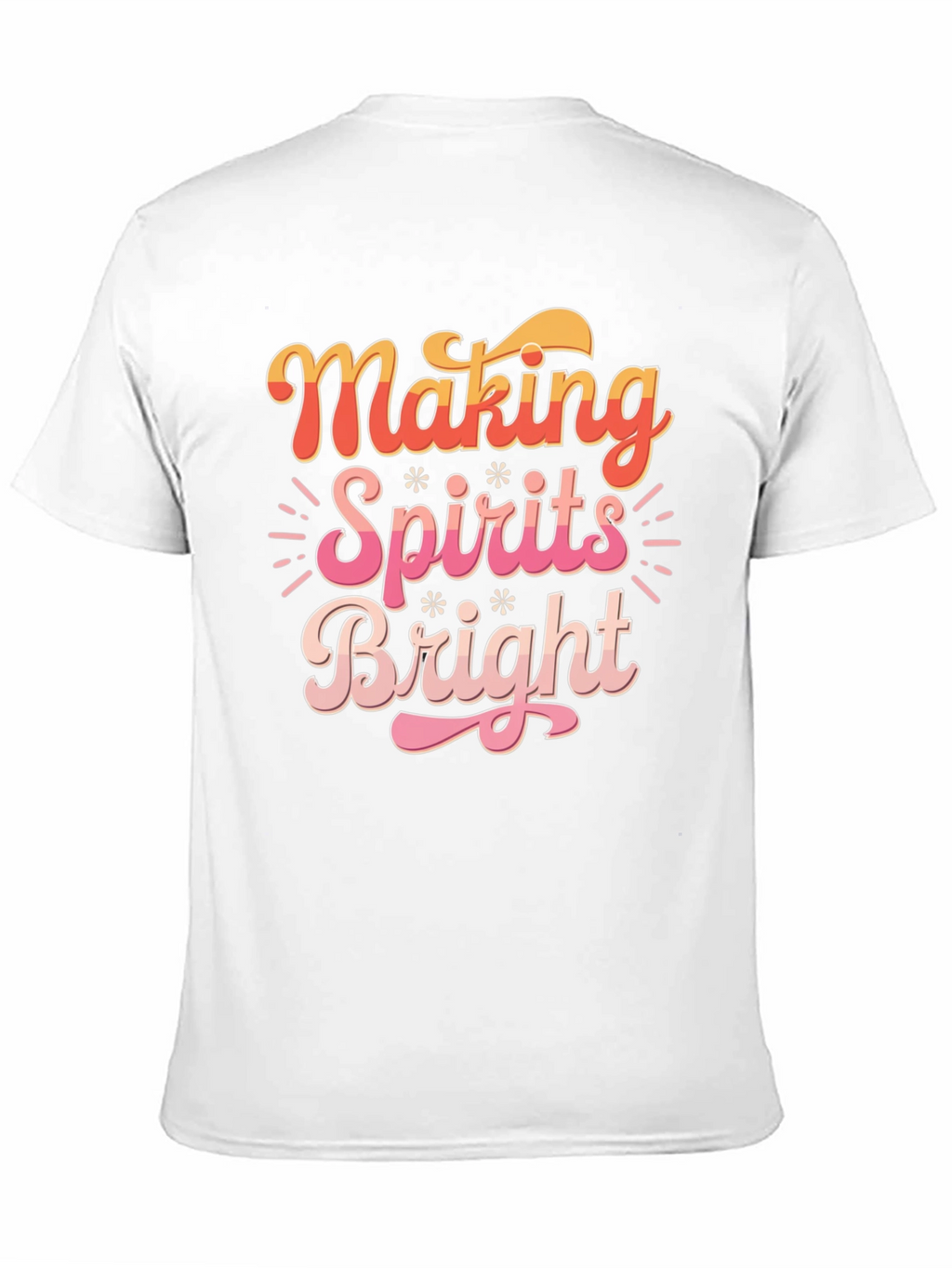 Making Spirits Bright Christmas Graphic Tee