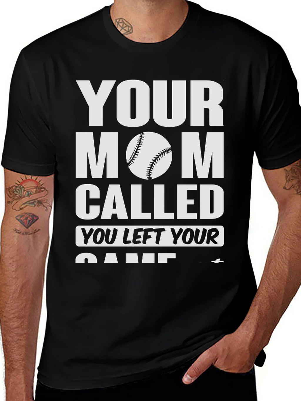 Your Mom Called Baseball T-Shirt