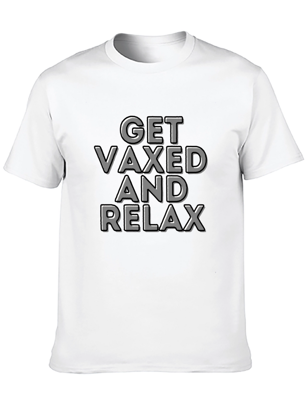 Get Vaxed and Relax T-Shirt - Black