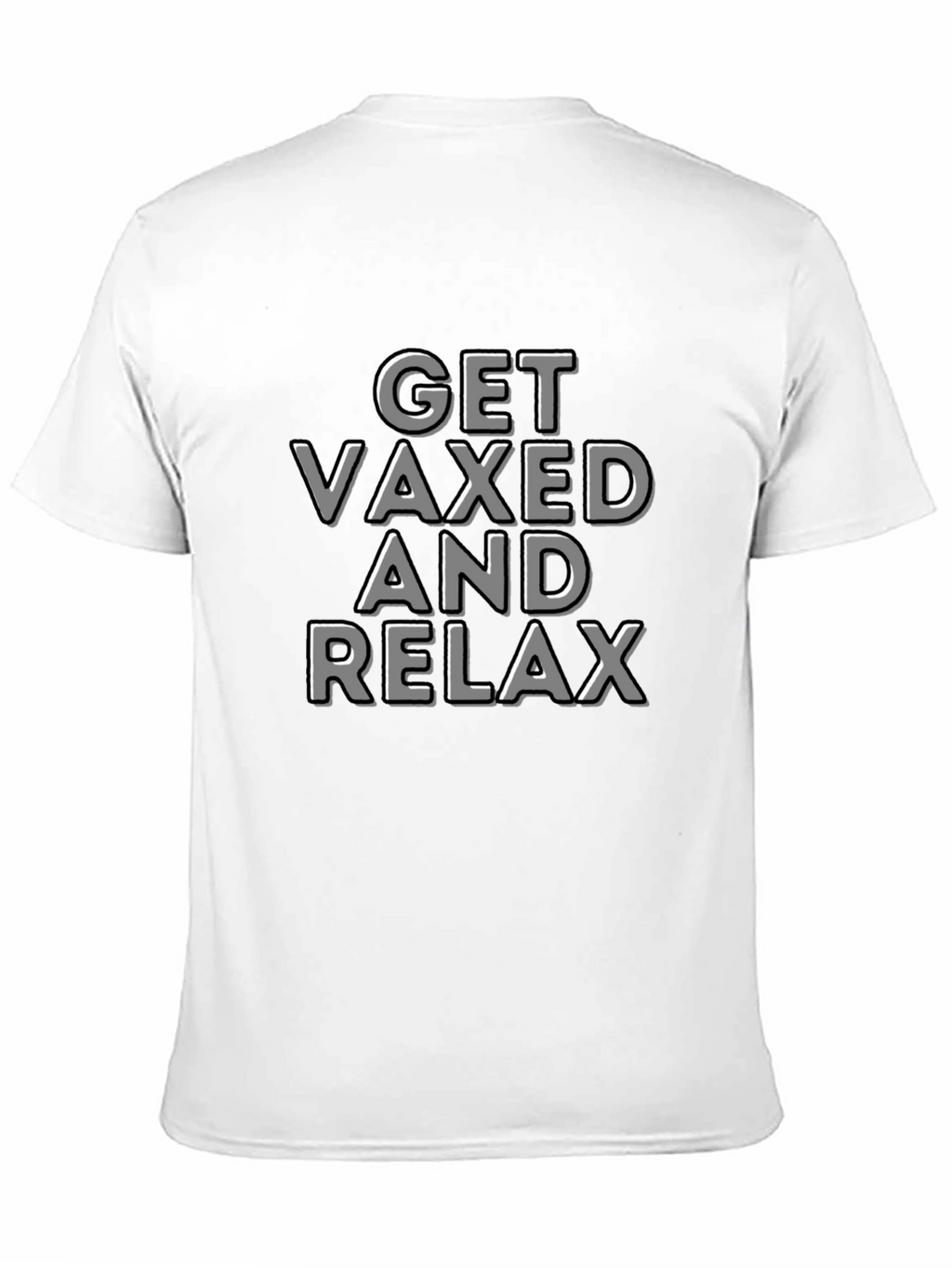Get Vaxed and Relax T-Shirt - Black