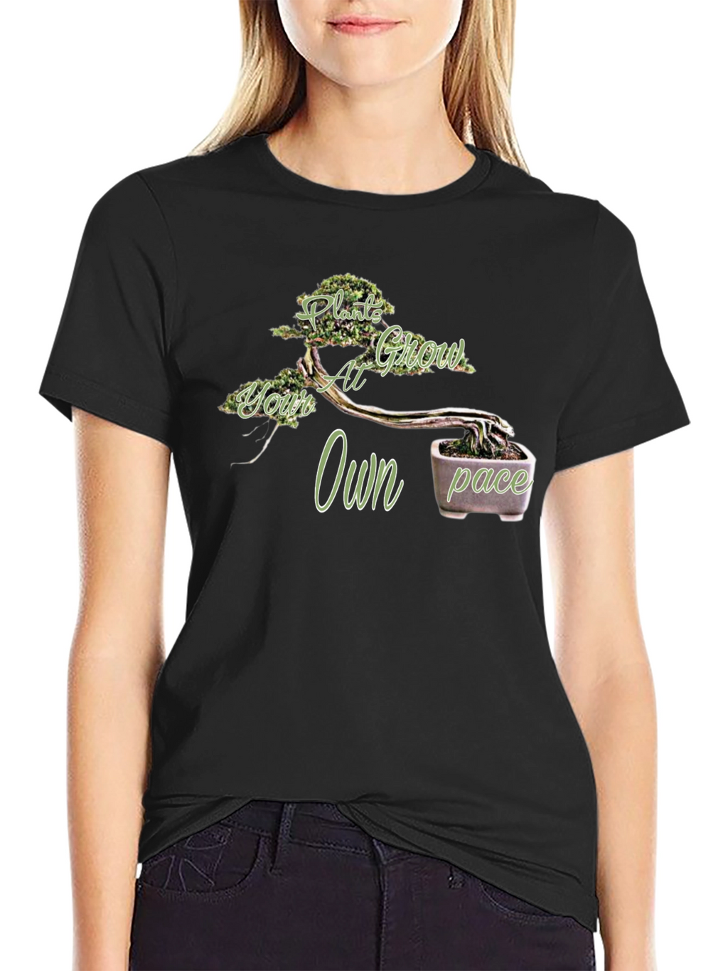 Plant Grow at Your Own Pace T-Shirt - Bonsai