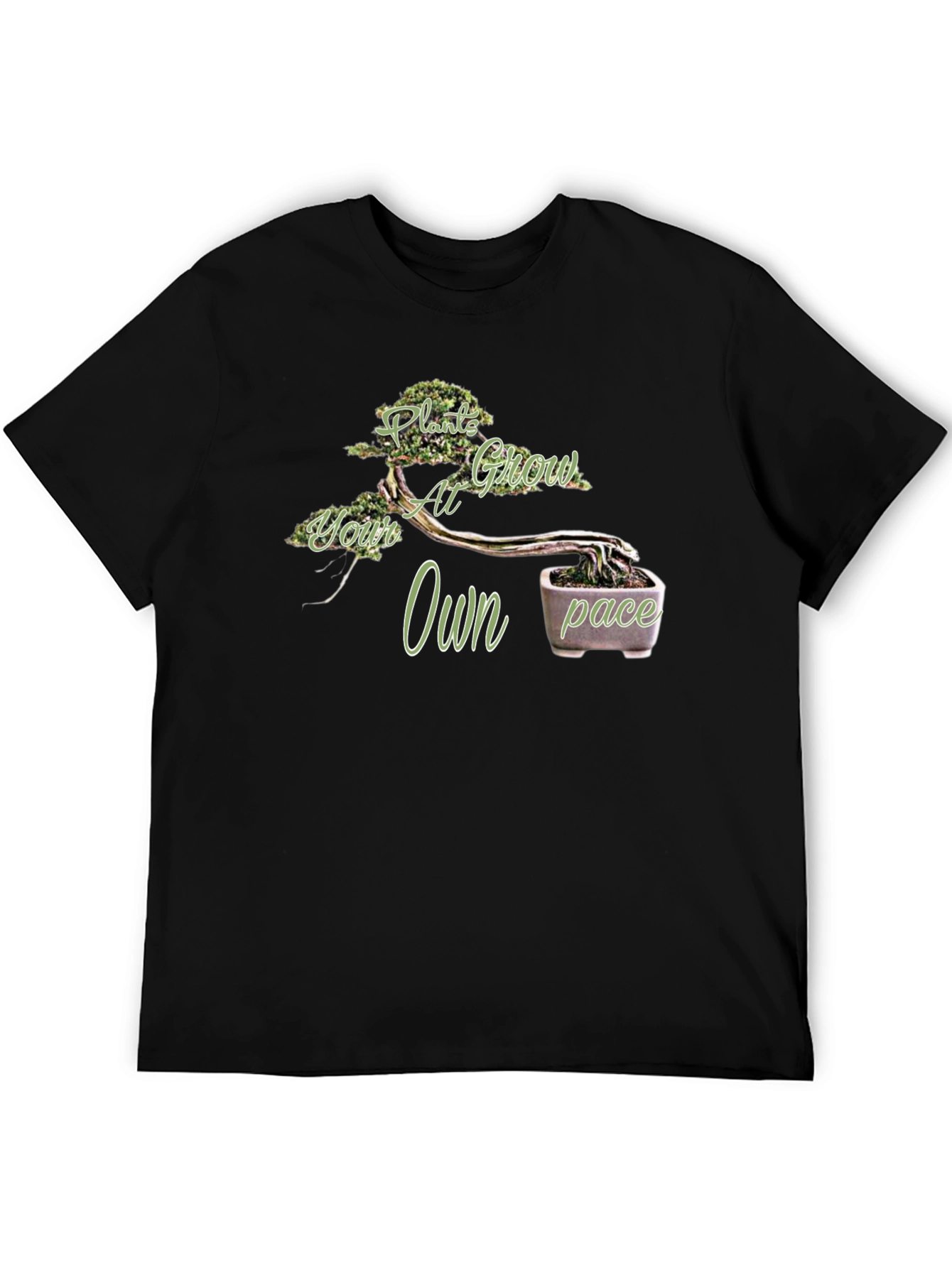 Plant Grow at Your Own Pace T-Shirt - Bonsai