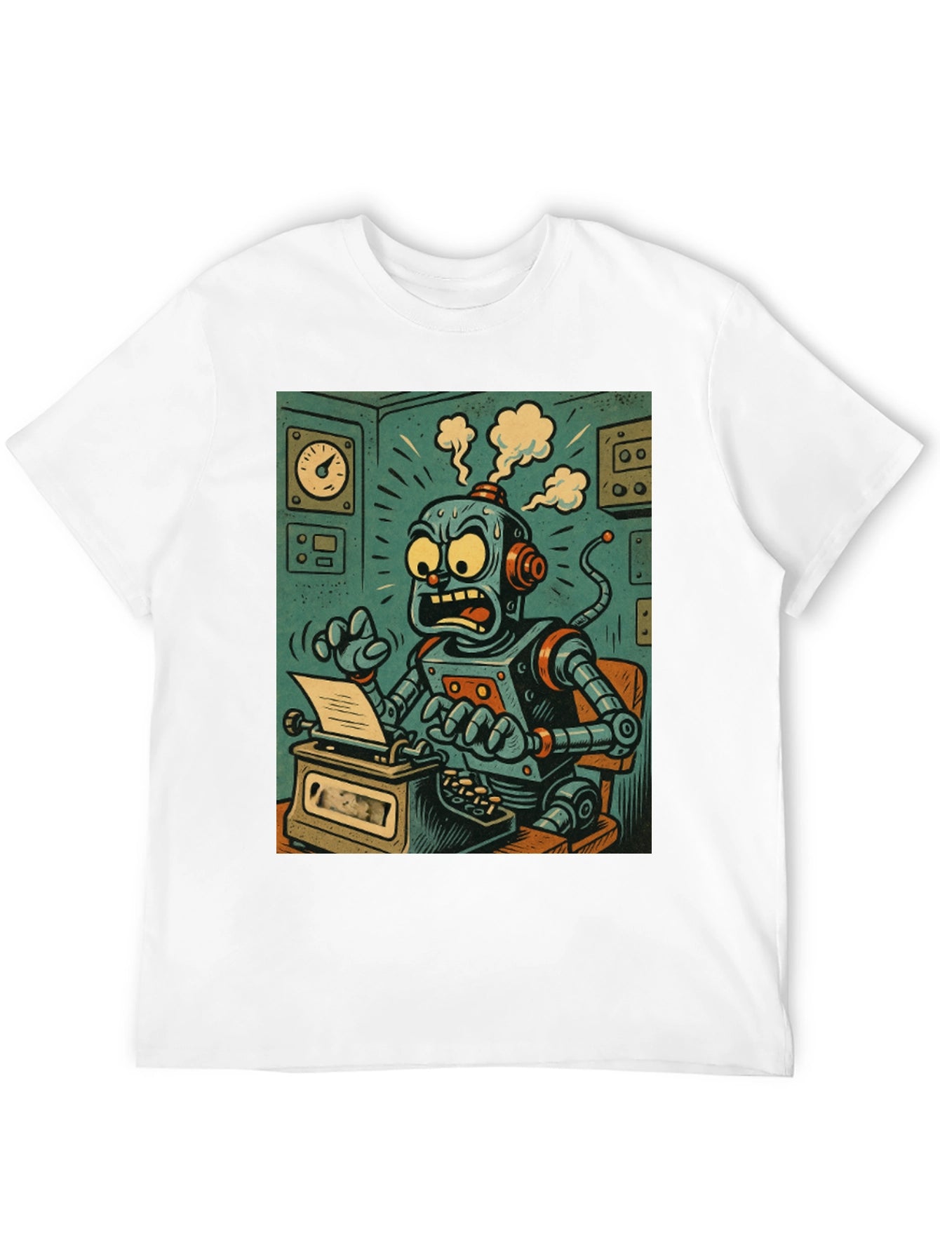 Robot Overload T-Shirt - Sci-Fi Style