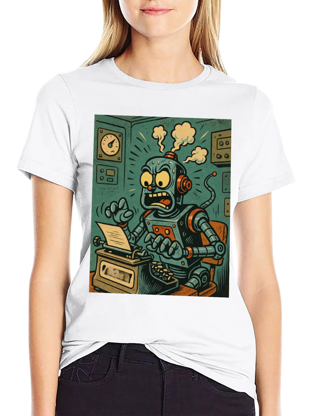 Robot Overload T-Shirt - Sci-Fi Style