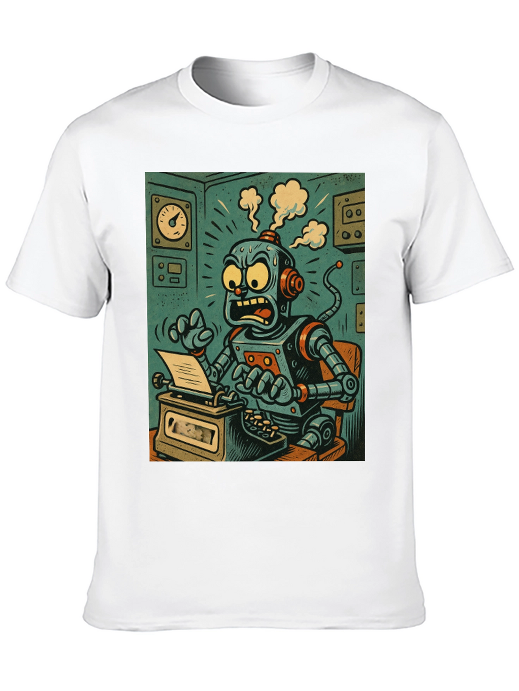 Robot Overload T-Shirt - Sci-Fi Style