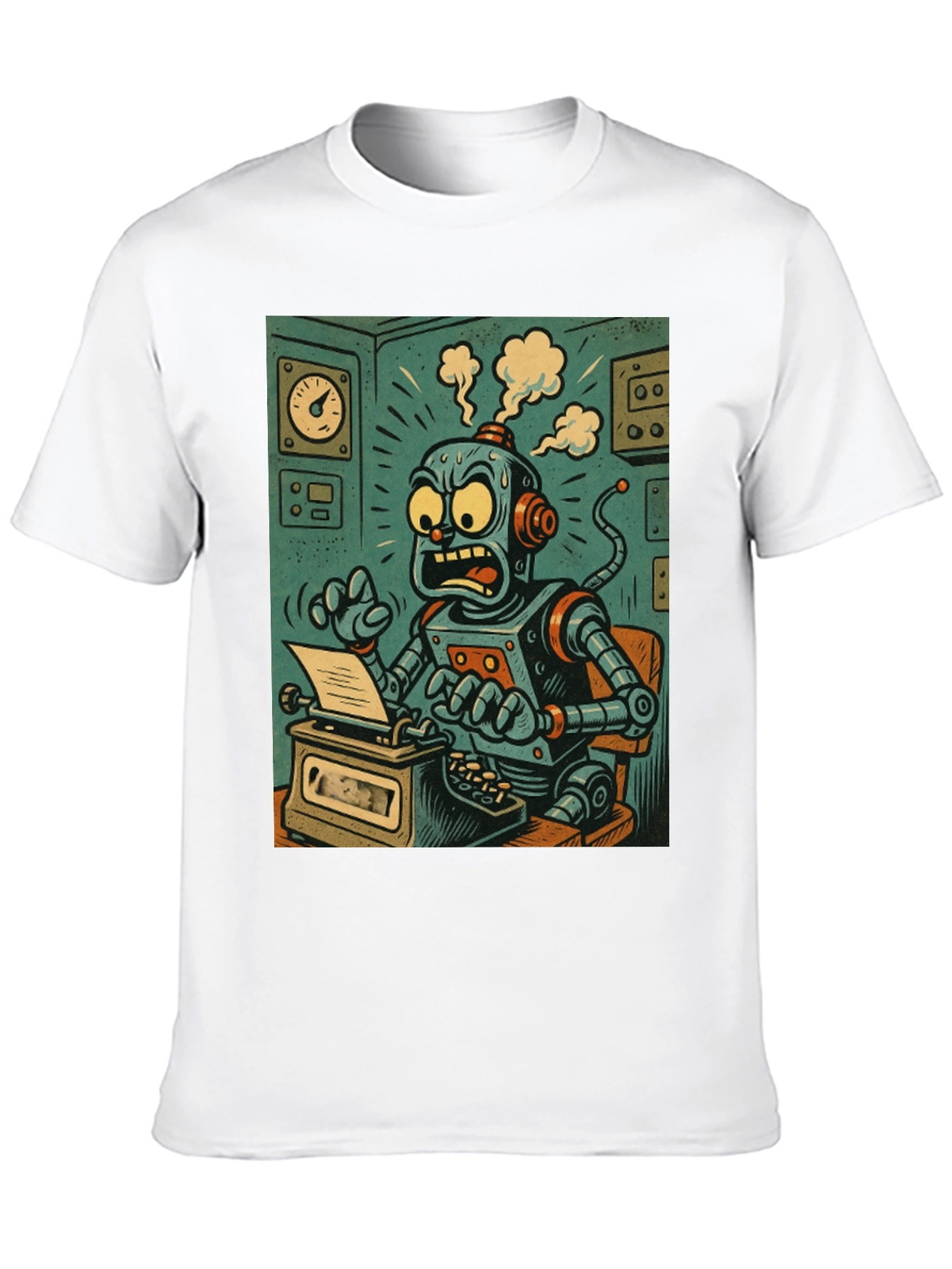 Robot Overload T-Shirt - Sci-Fi Style