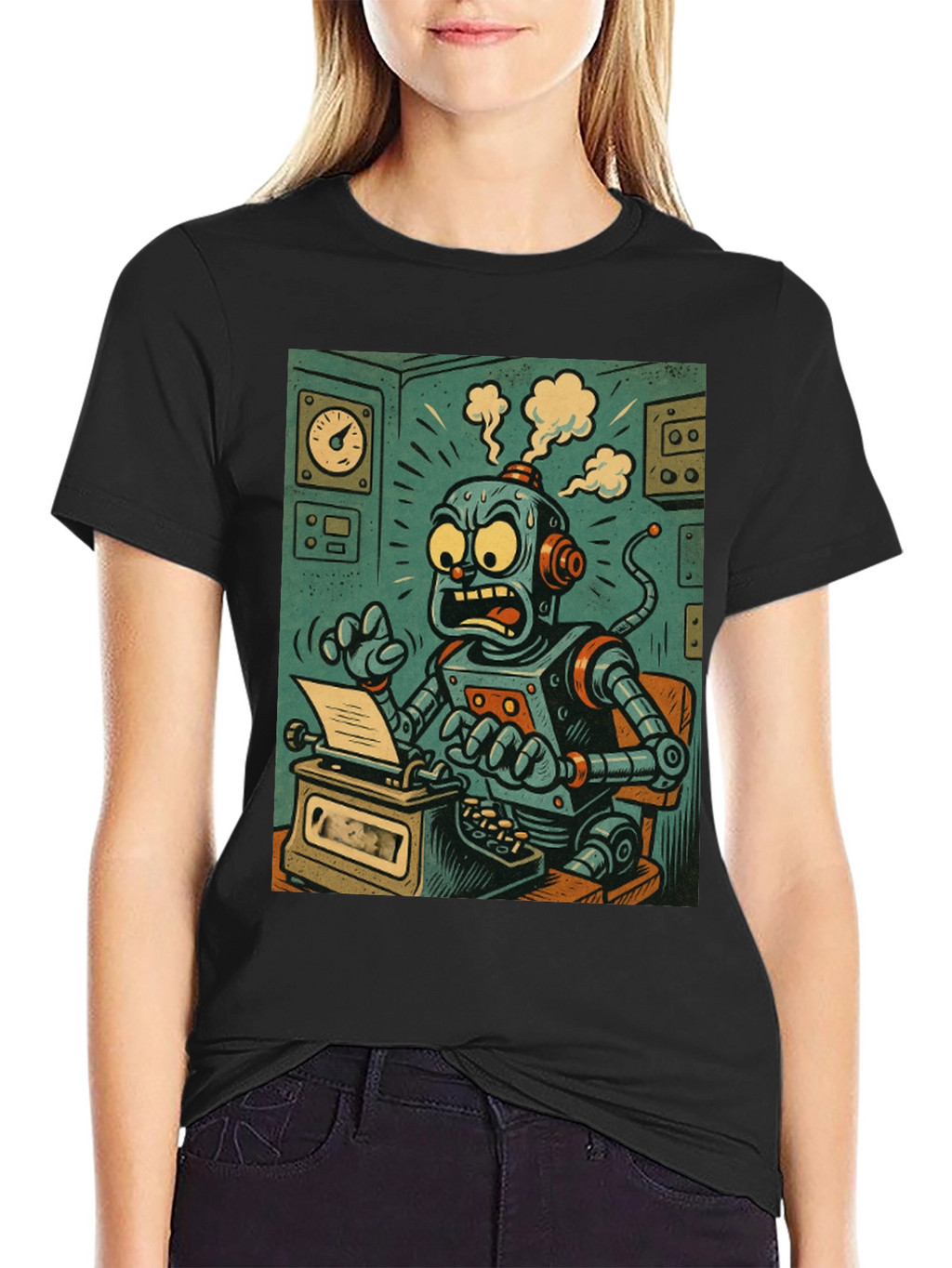 Robot Overload T-Shirt - Sci-Fi Style